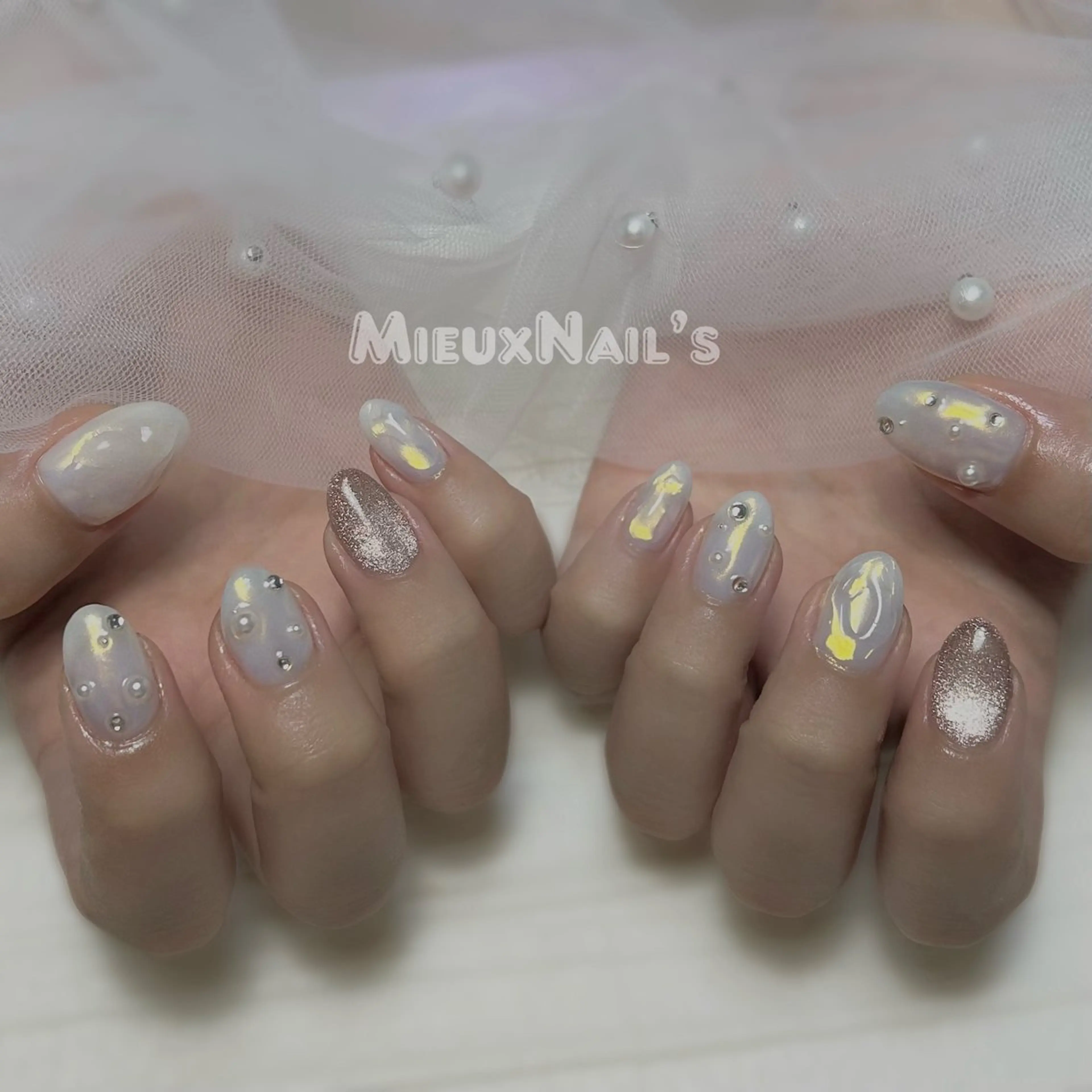 ネイル Miyu❤️‍🔥 Mieuxnailsのネイルデザイン