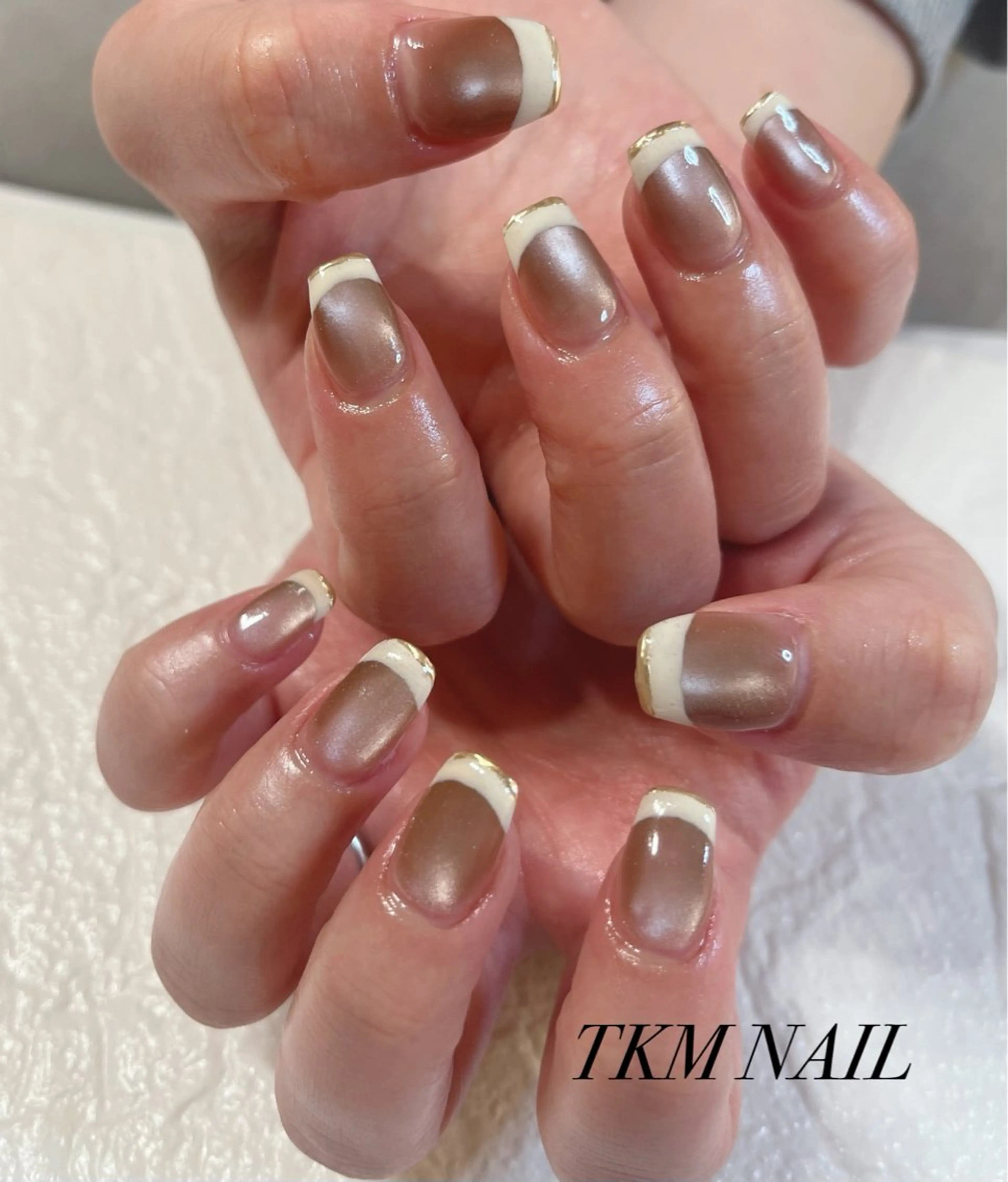 ネイル アートネイル フレンチネイル マグネットネイル ミラーネイル シンプルネイル ______ TKM  NAILのネイルデザイン