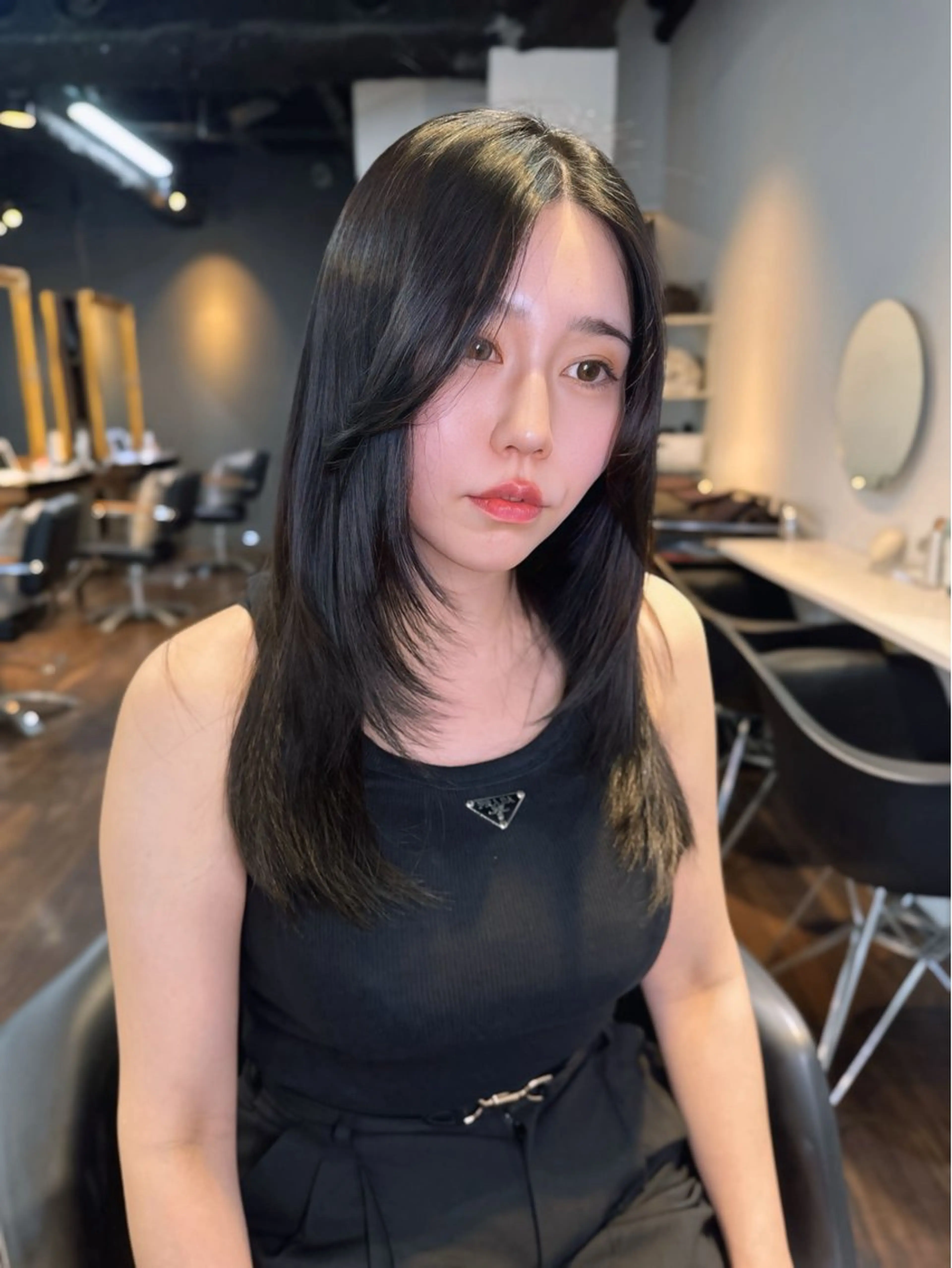 ロング カラー 髪質改善 レイヤーカット トリートメント ワンホンレイヤー カット ヘアカラー トリートメント ワンホンヘア ケラチン/Kaitoのヘアスタイル