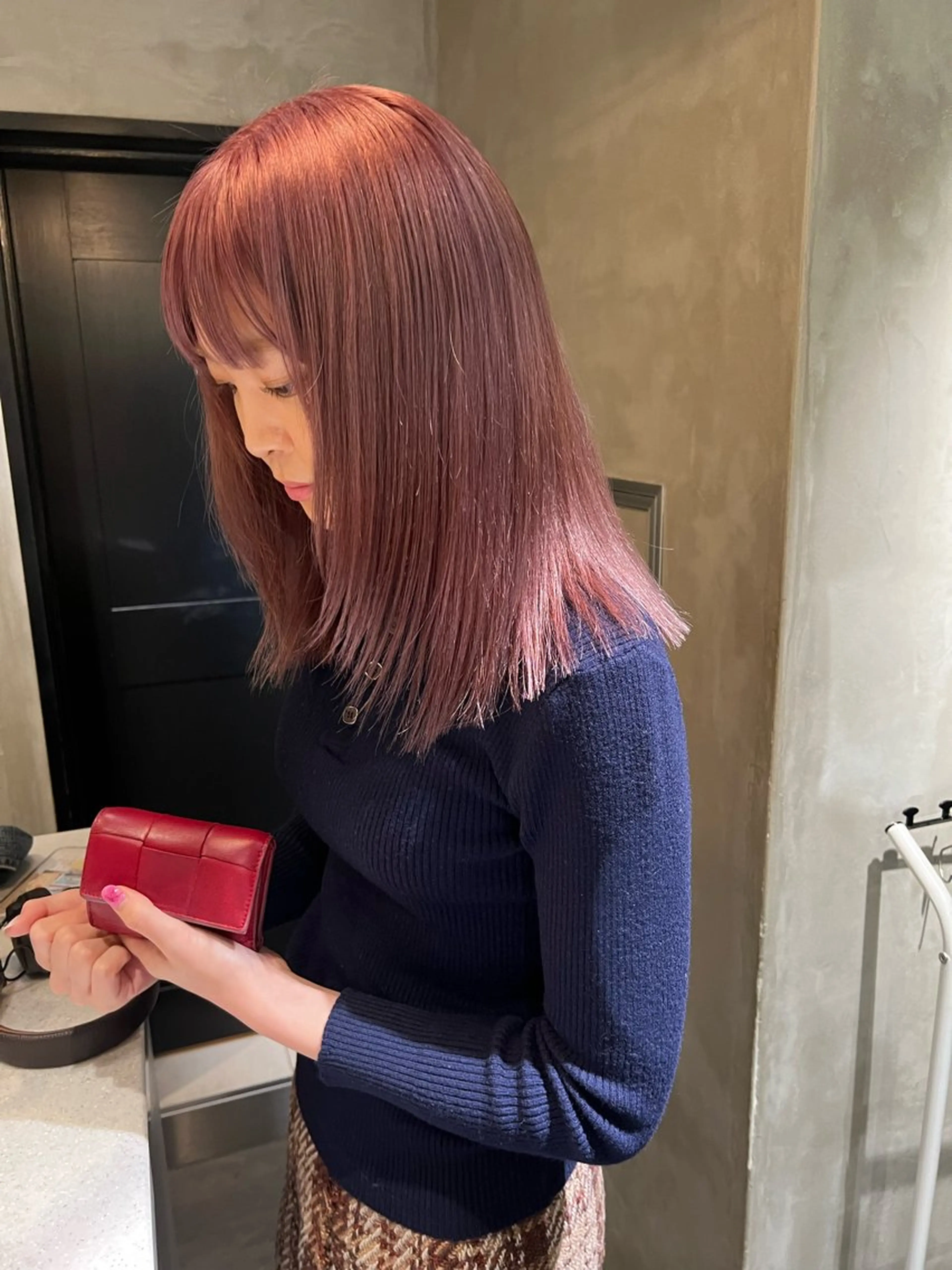 セミロング カラー ヘアカラー トリートメント アンニュイヘア🪽 ayumiのヘアスタイル