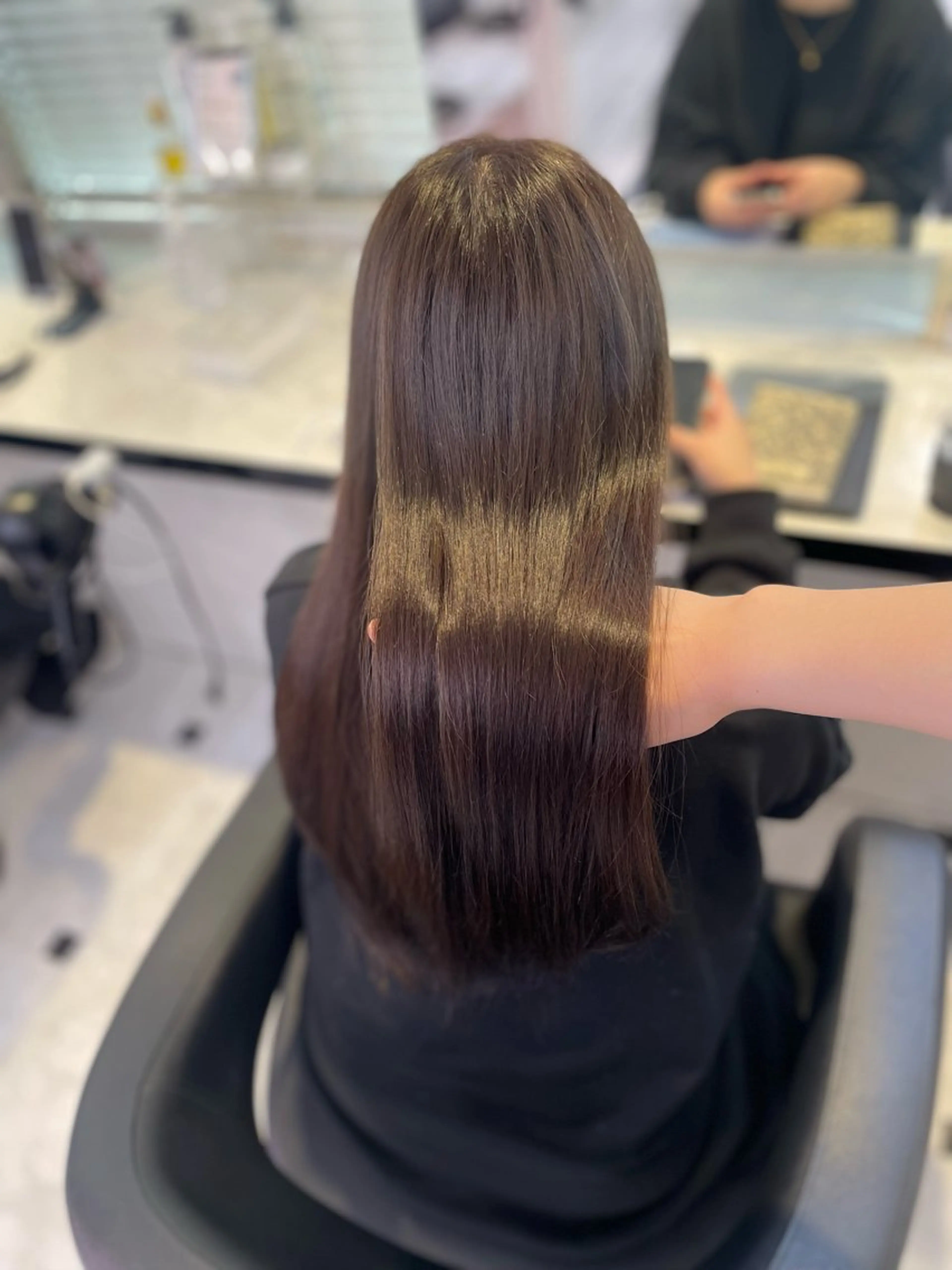 セミロング カット ヘッドスパ ヘアセット うる艶トレンドヘア 🕊️上野BABYのヘアスタイル