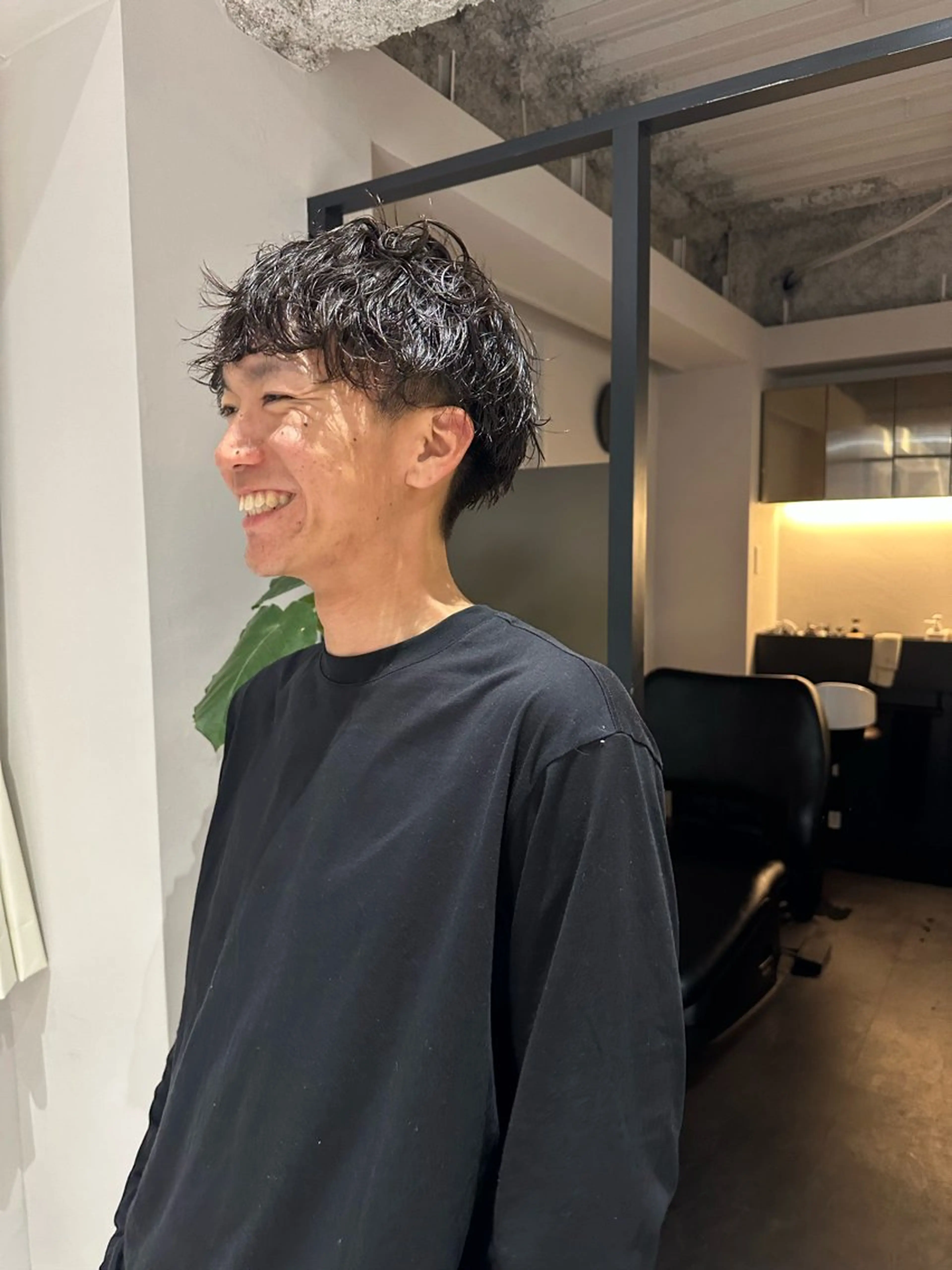 ミディアム パーマ ミディアムパーマ カット ヘッドスパ 山下恋佳/矢場町/ ブリーチ/ショートのヘアスタイル