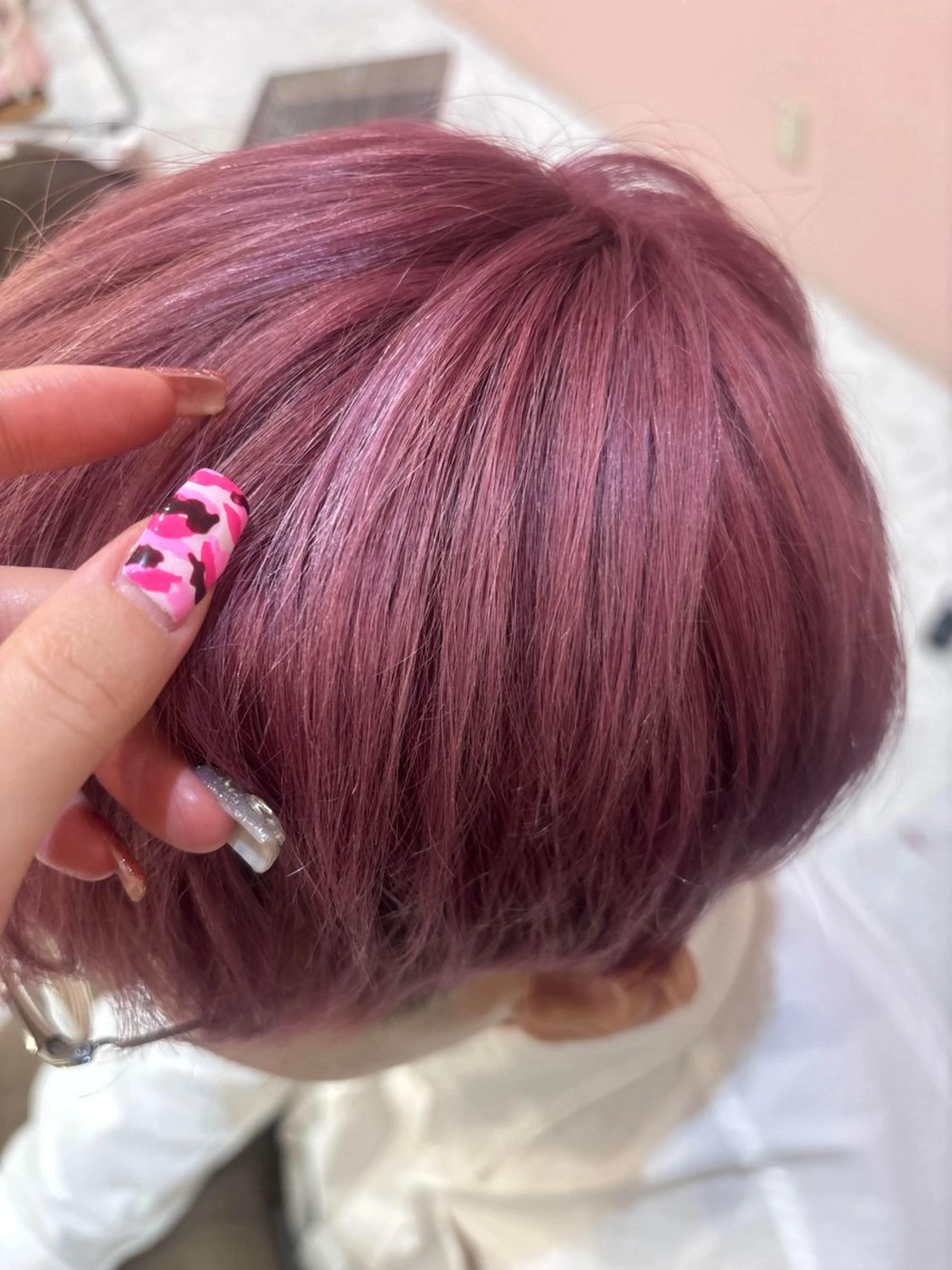 メンズカット➕ダブルカラー(ブリーチ有)の写真