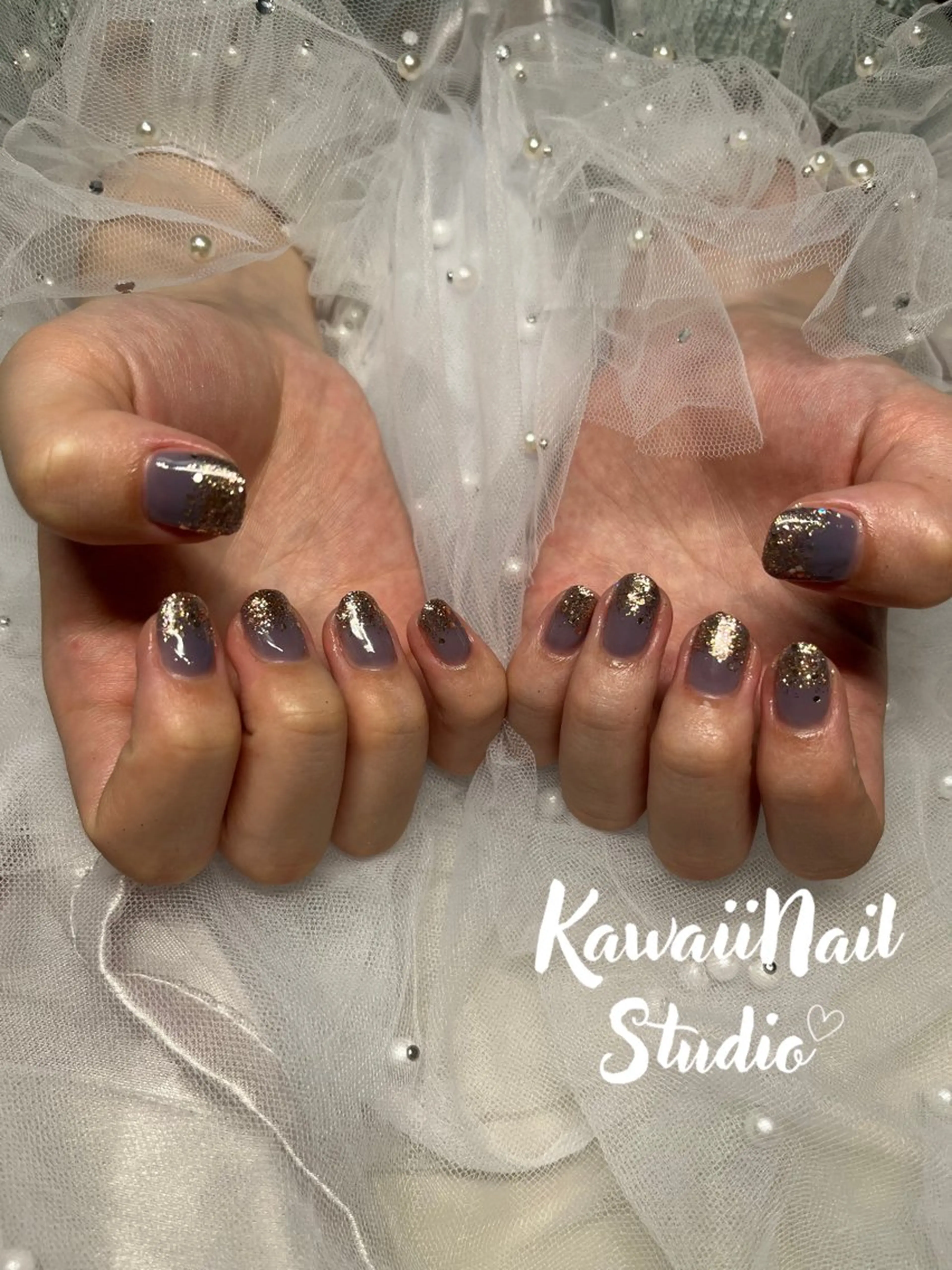 ネイル ラメ(グリッター) ラメグラデーション Kawaii nail studio所属・Kawaiinail studioのネイルデザイン