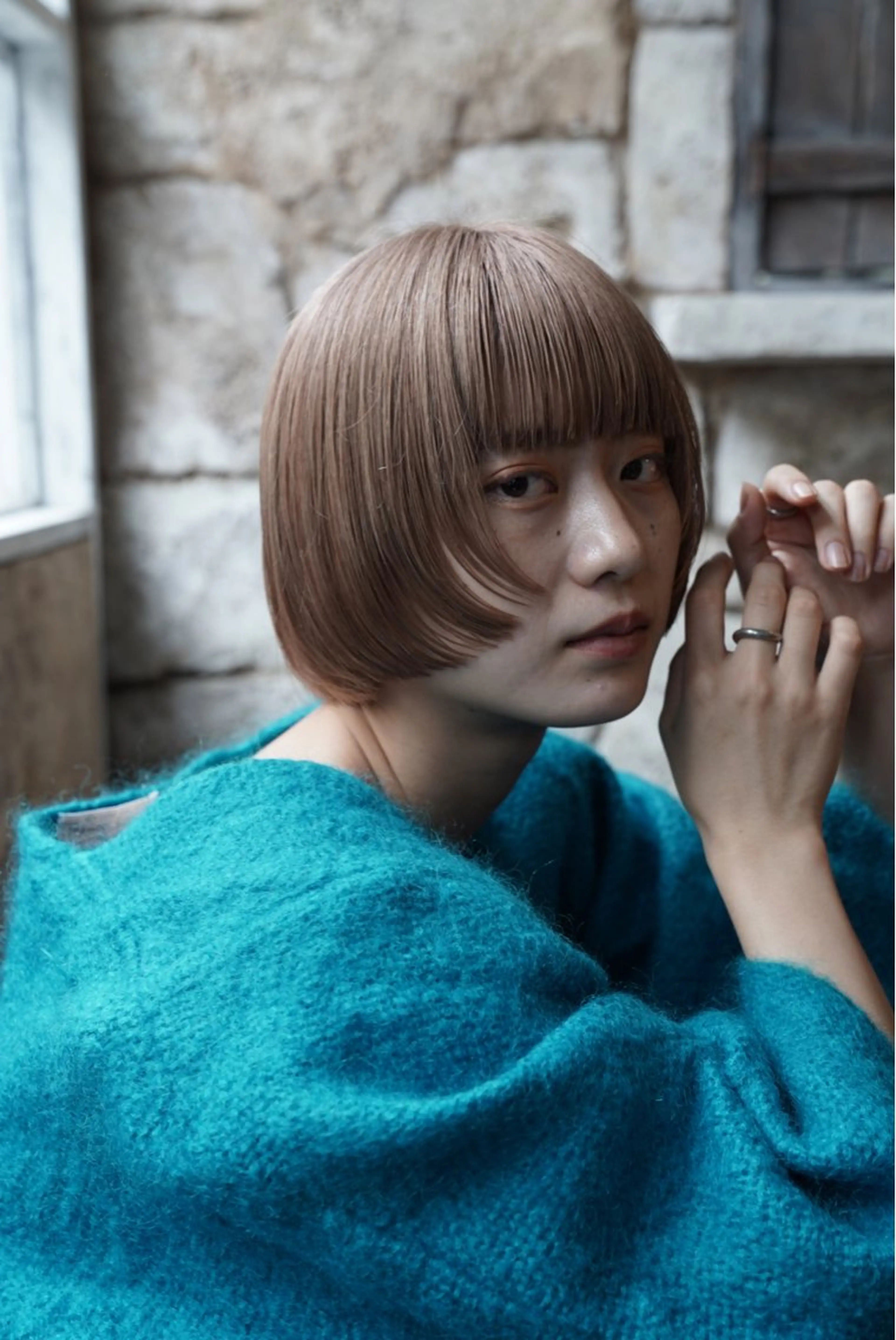 ショート カラー 祝田 巳幸のヘアスタイル