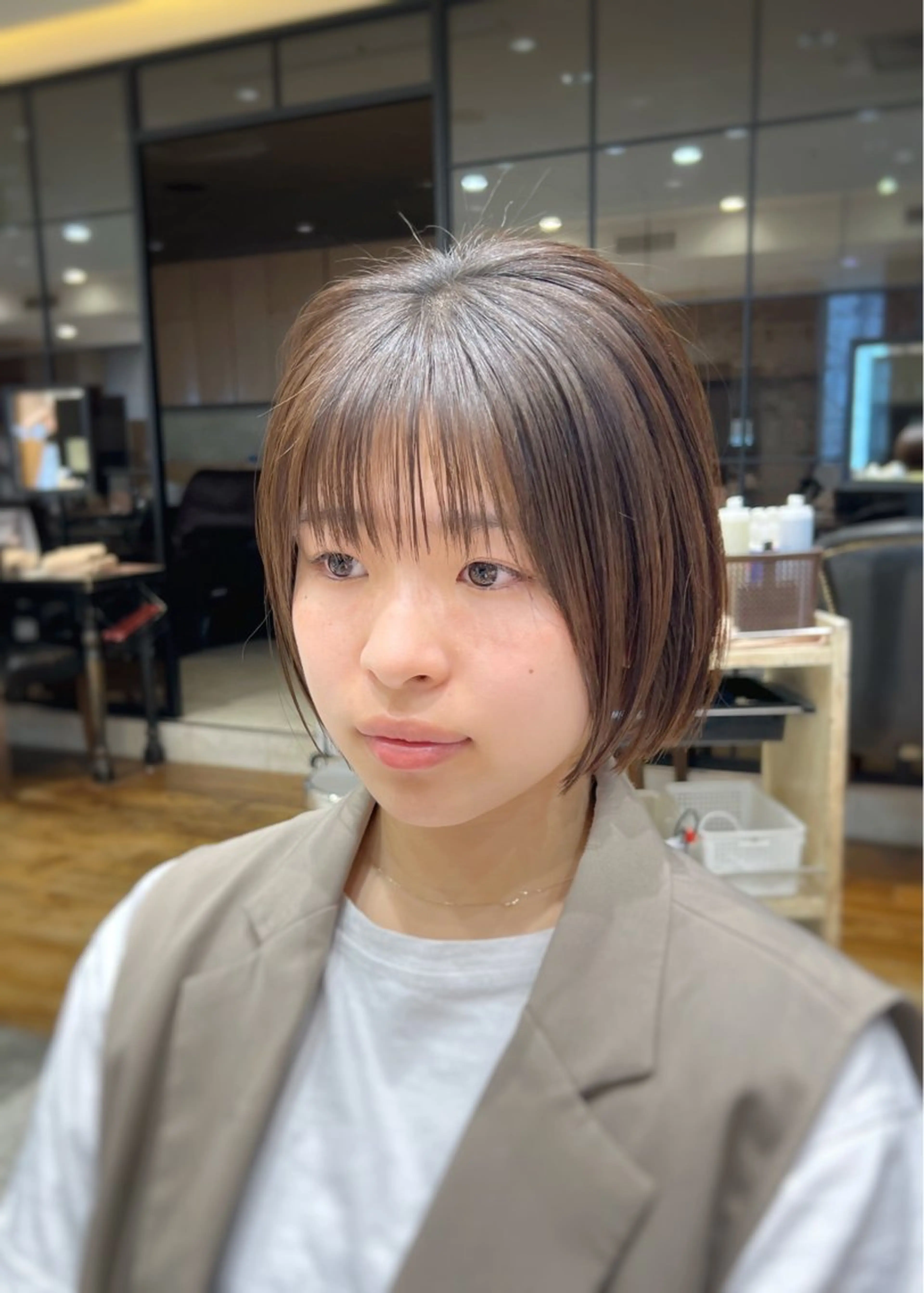 ショート 💍新宿ショート 💍岩田莉奈のヘアスタイル