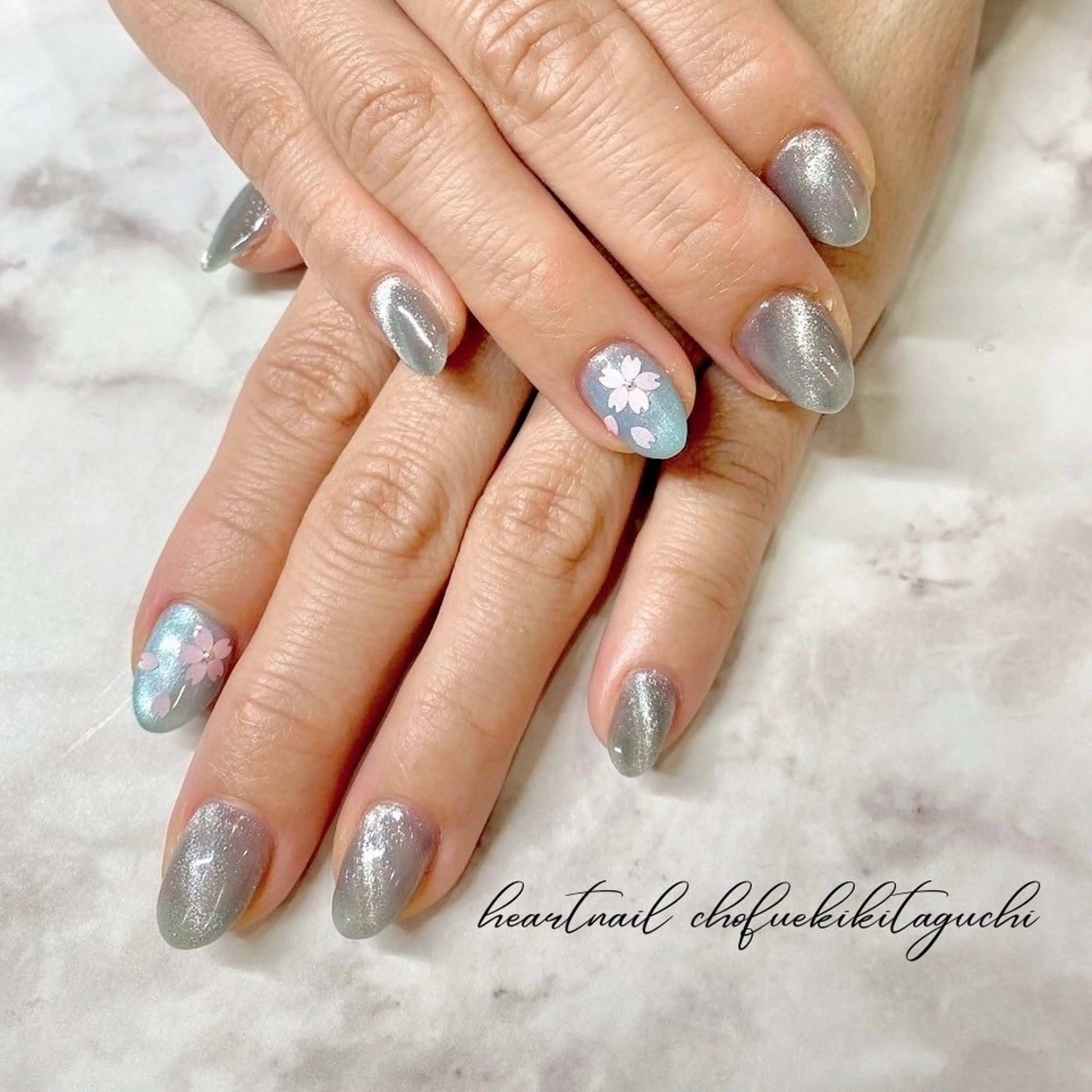 ネイル ハンドネイル 💎Heart Nail💎のネイルデザイン