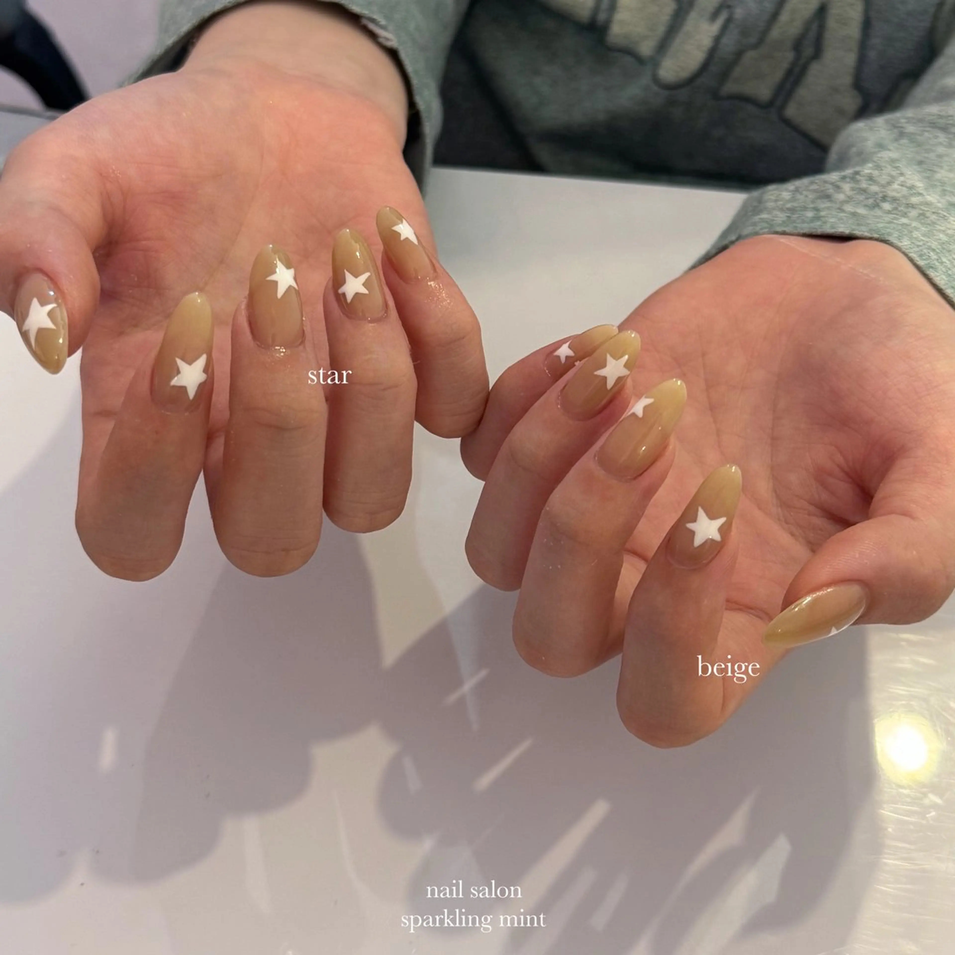 ネイル sparkling mint【スパークリングミント】所属・natsuki 🎀💎モデル様募集のネイルデザイン