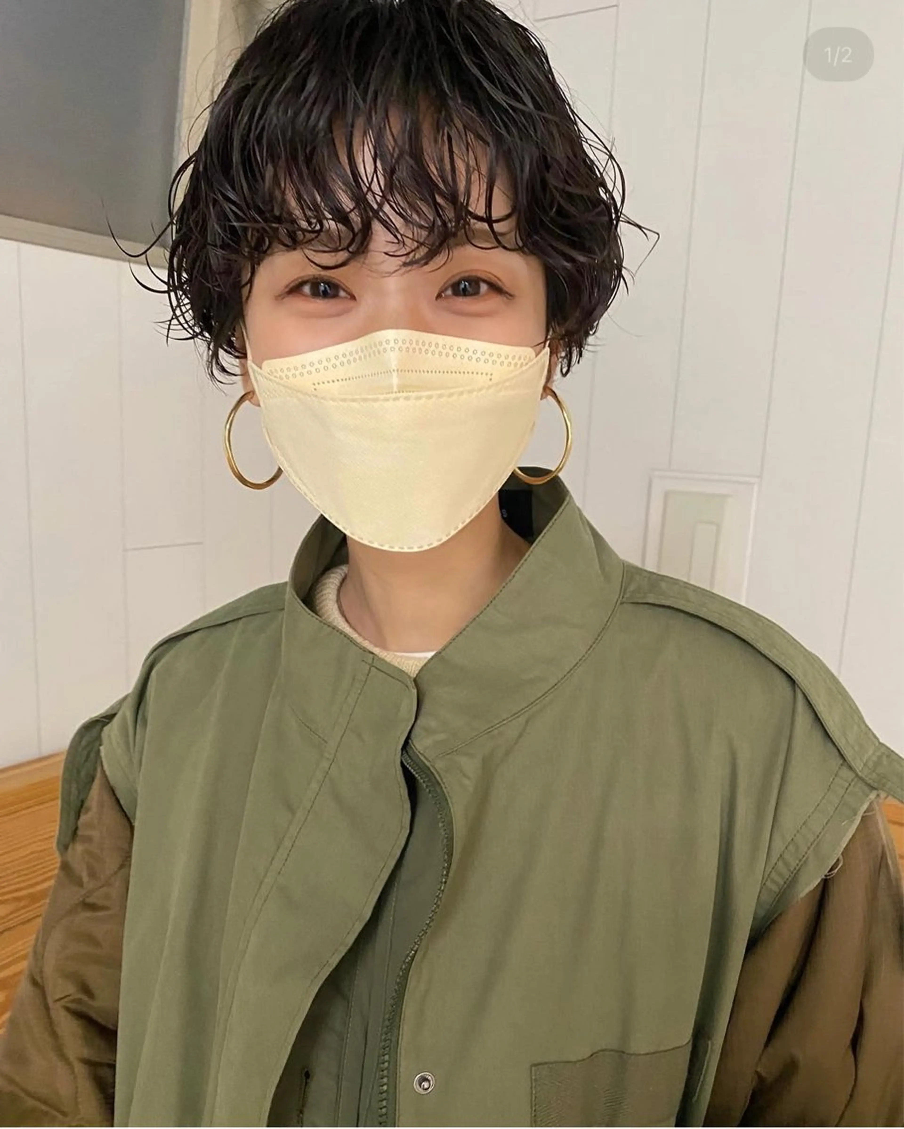 ショート パーマ 🎀miyu🎀池袋 レイヤーカット🎀のヘアスタイル