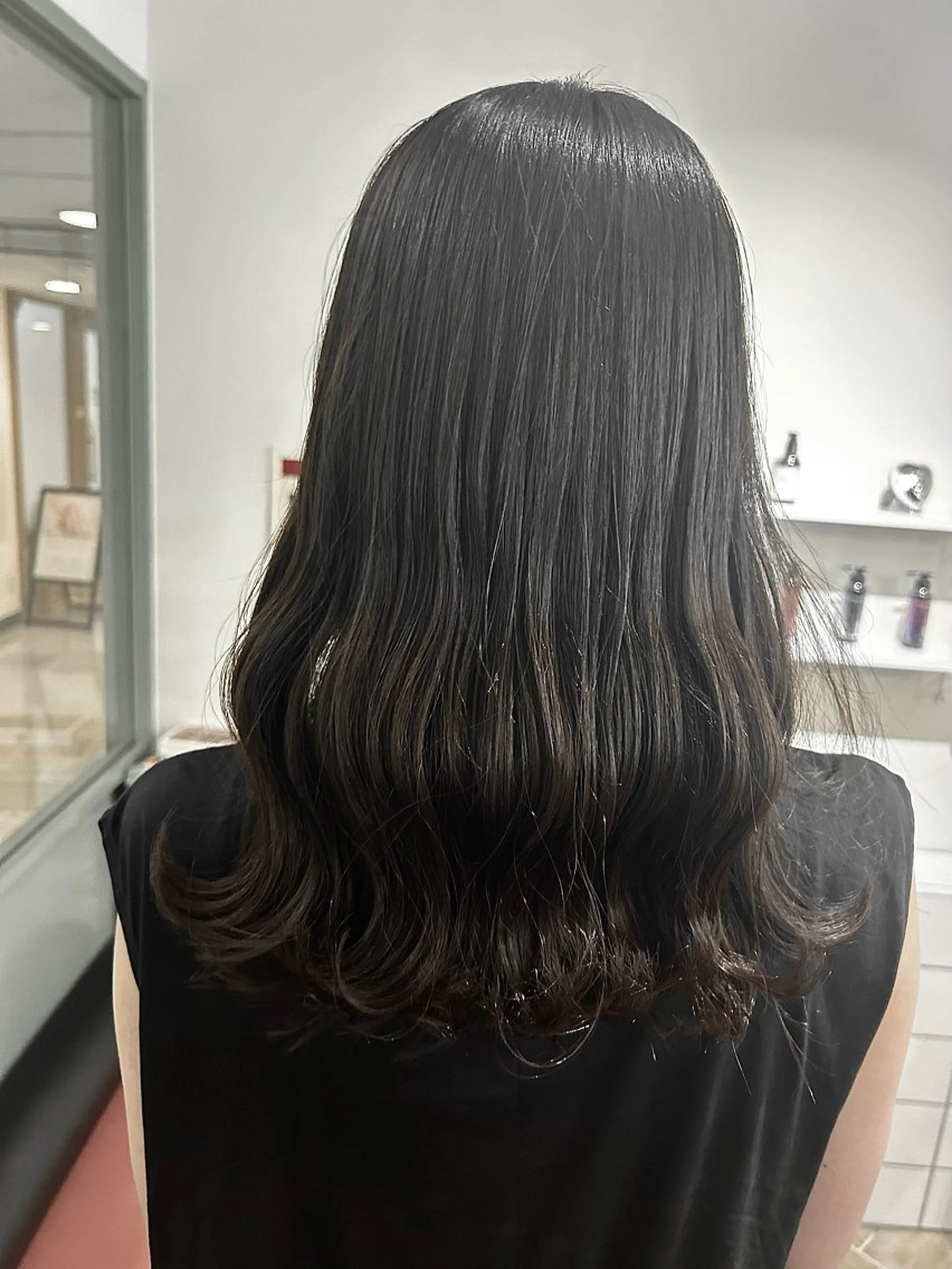 カラー カット ヘアカラー トリートメント ベージュ/ダブルカラ ー/新潟駅/青柳萌果のヘアスタイル