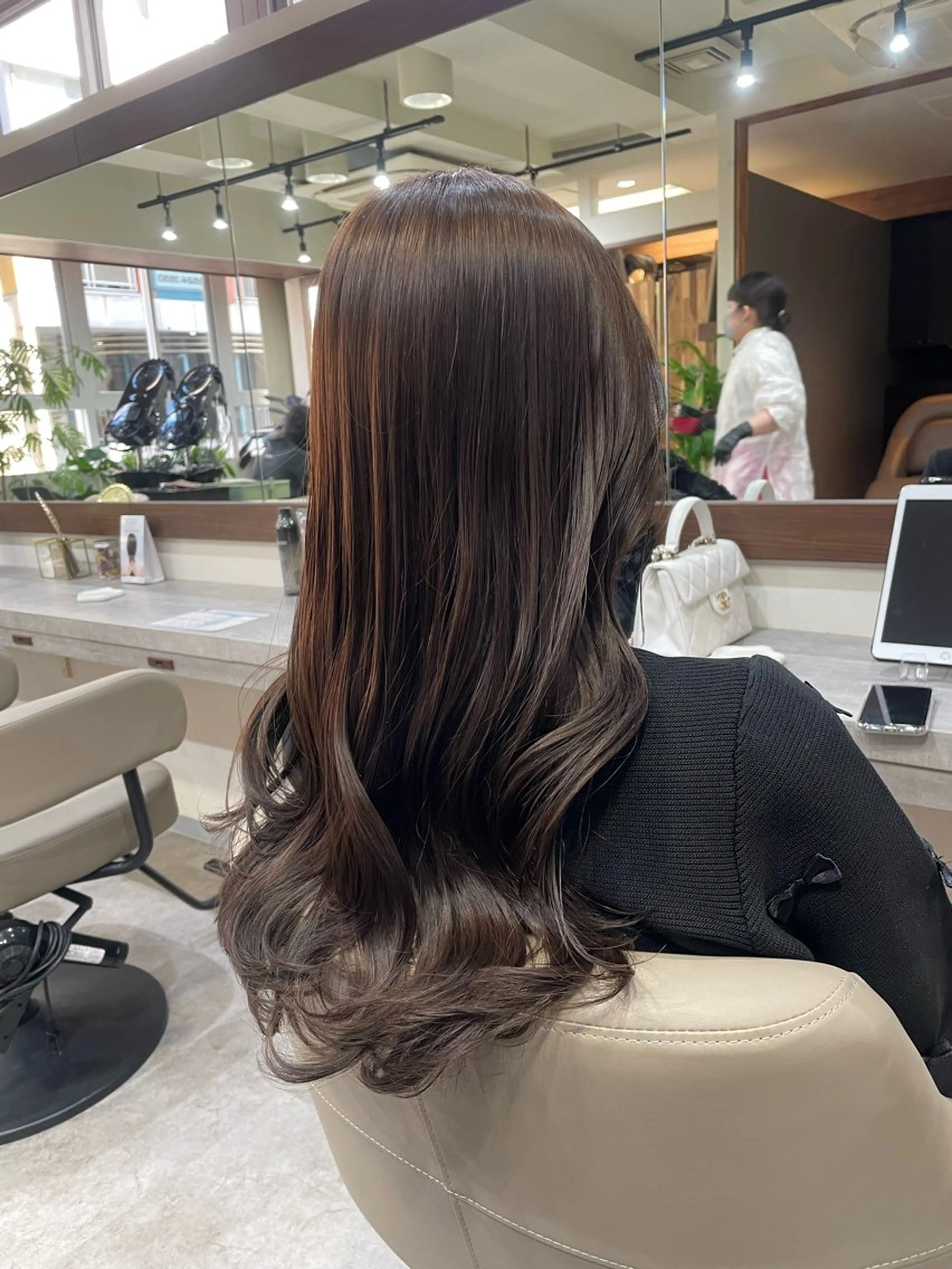 ロング ヘアセット 韓国風パーマ/ヘア セット/店長みづきのヘアスタイル