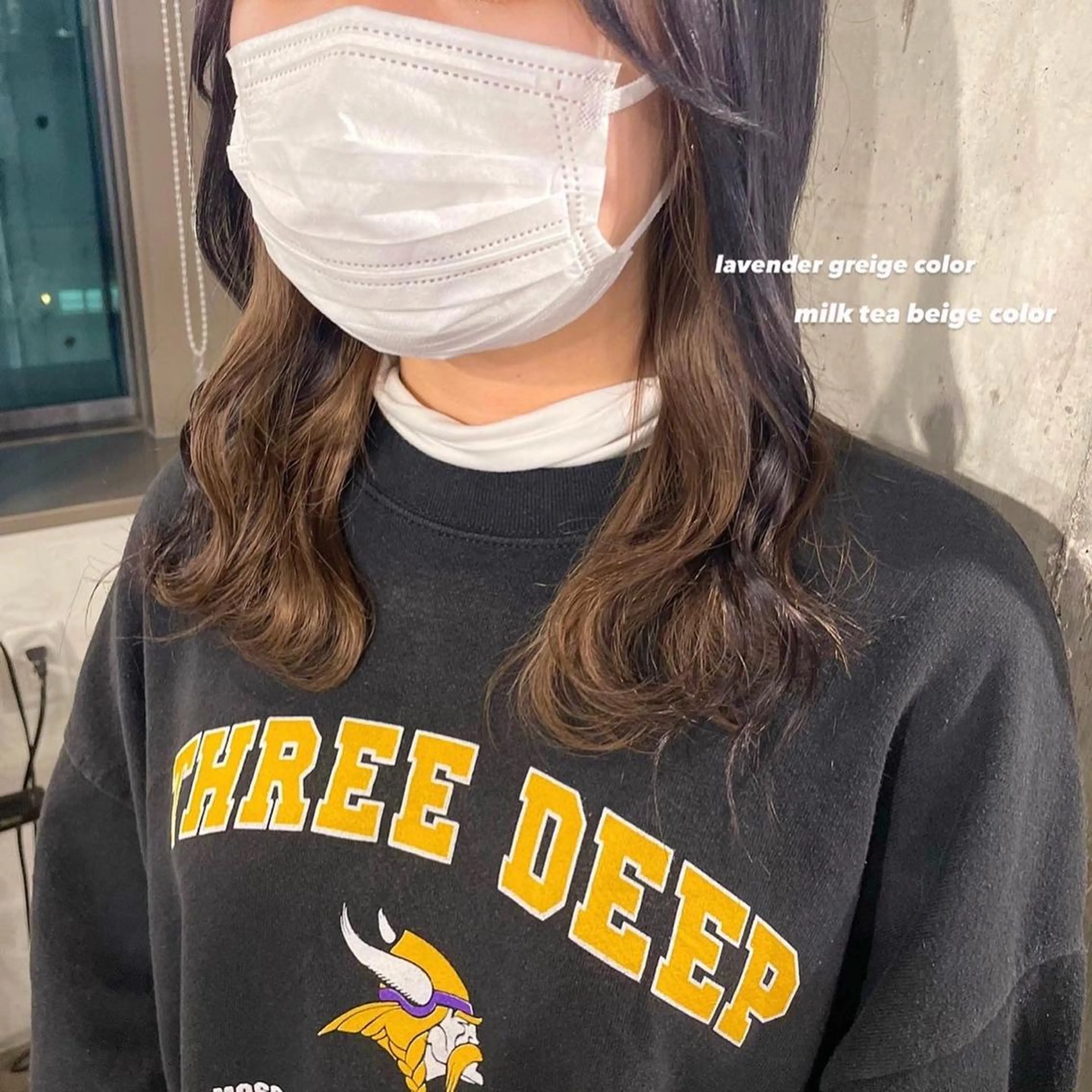 セミロング カラー パーマ ヘアアレンジ メンズ キッズ ネイル マツエク・マツパ アイブロウ メンズブリーチ ブリーチ 透明感カラー・レイヤ ー🎀amika🎀のヘアスタイル