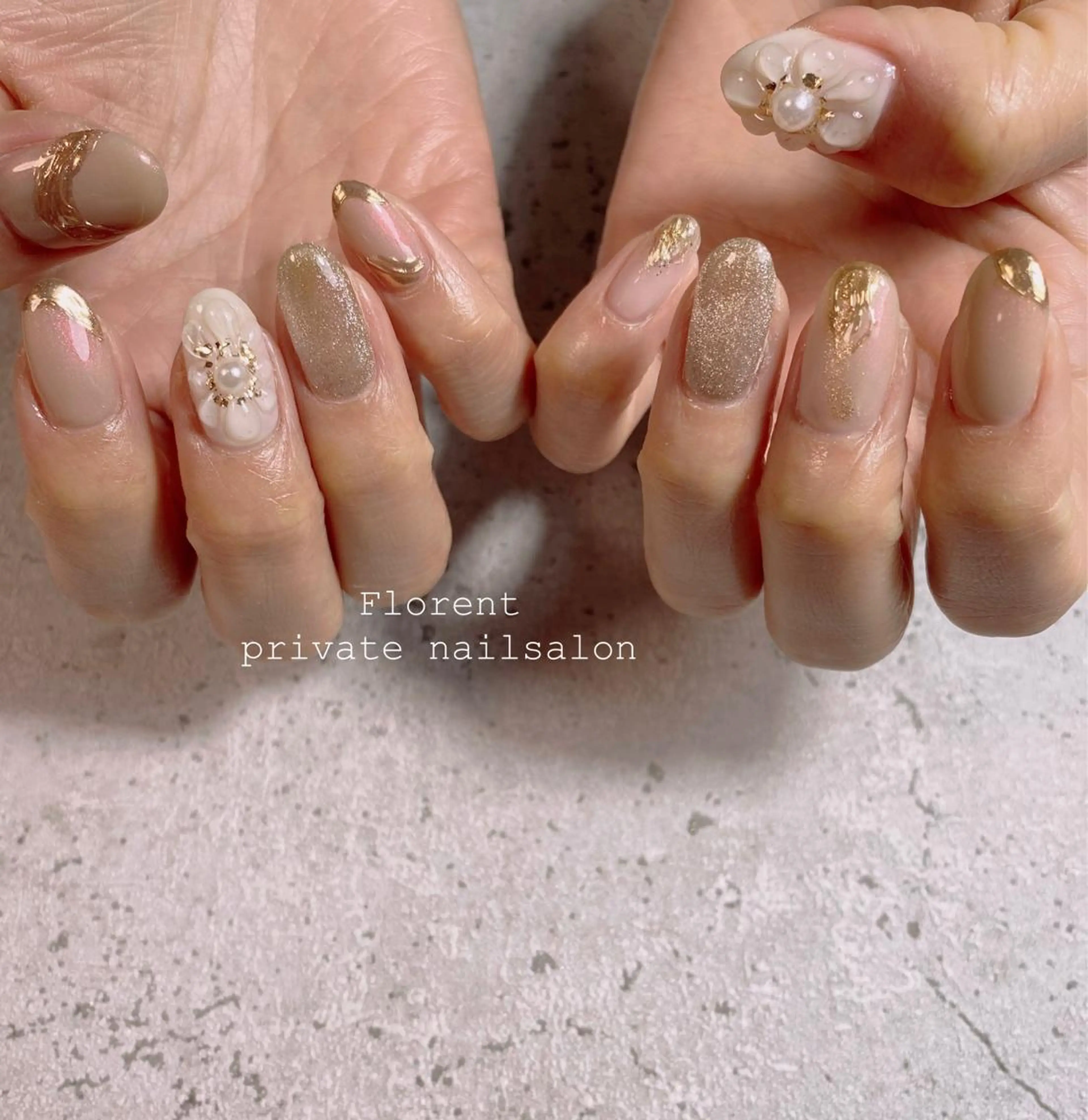 ネイル ハンドネイル florent nailのネイルデザイン