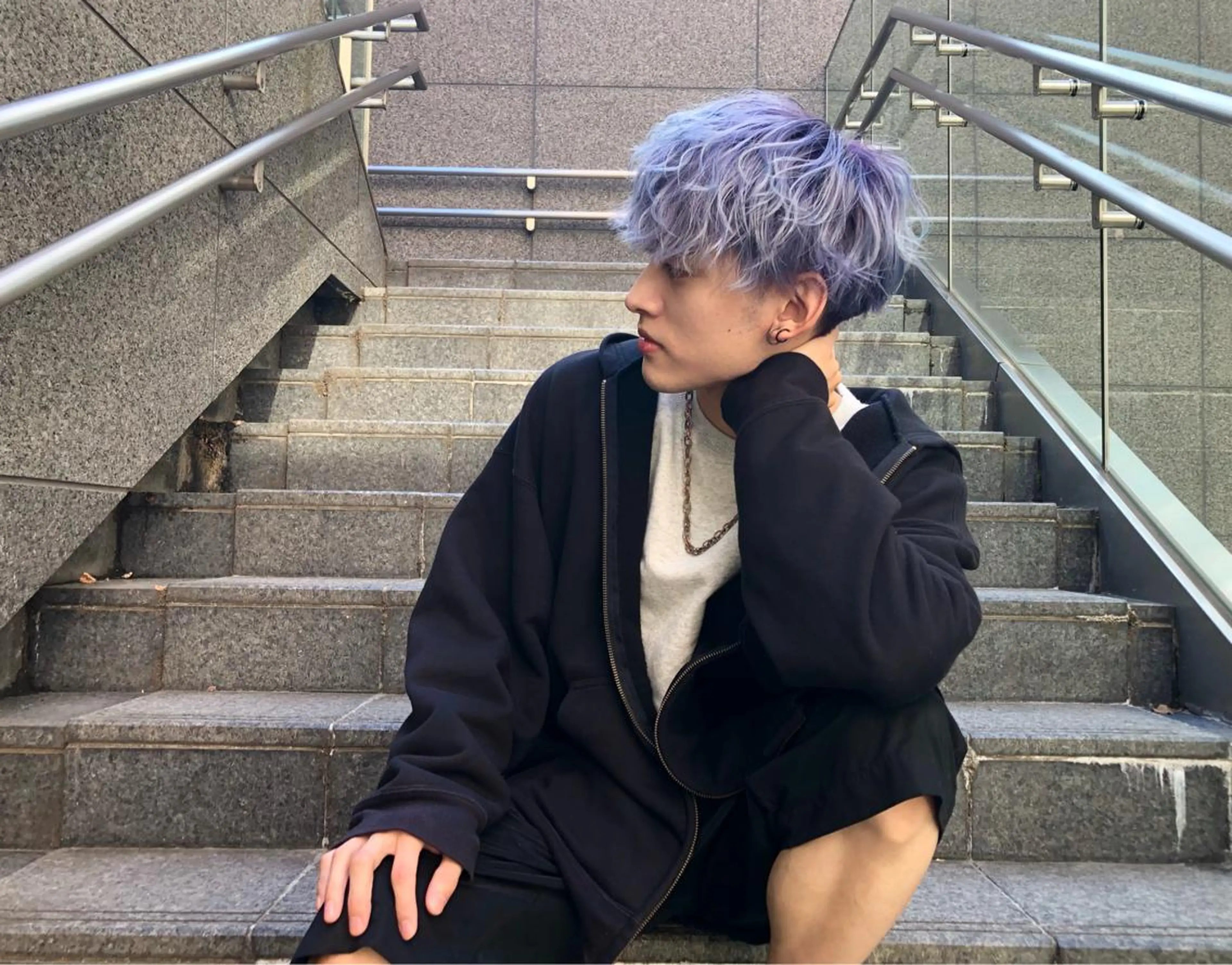 ショート カラー メンズ パーマ指名👑No. 1/koutaのヘアスタイル