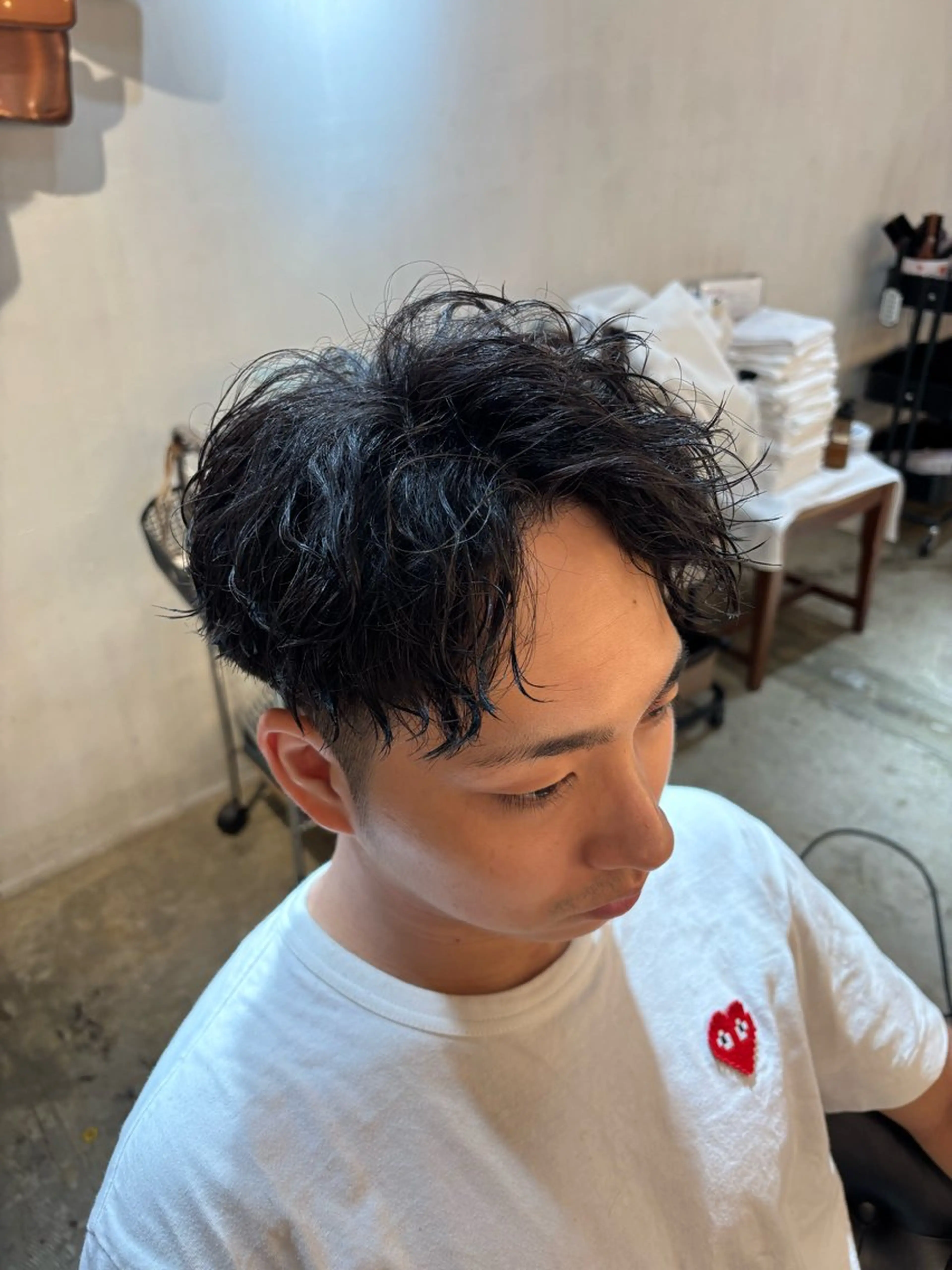 パーマ メンズ パーマ 平川 海夢のヘアスタイル