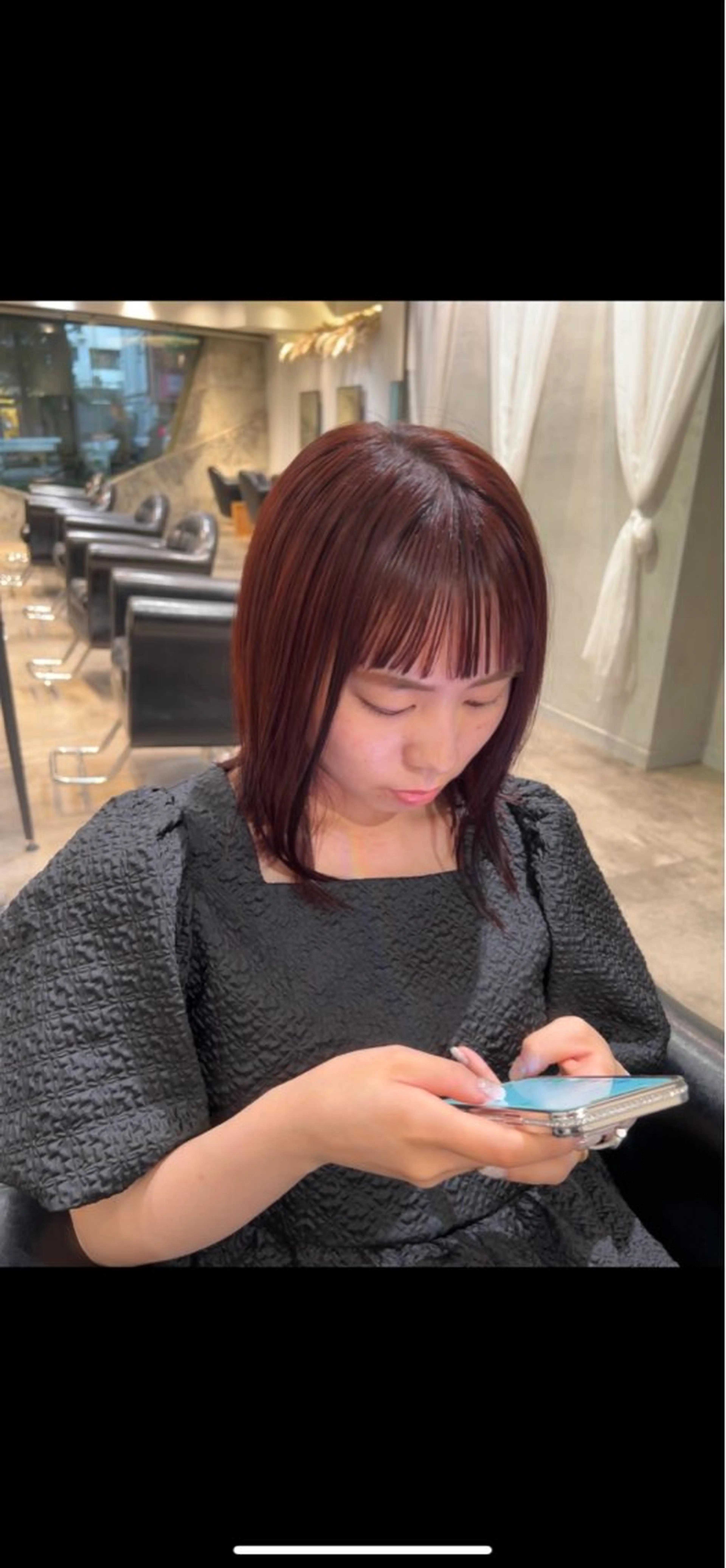 ミディアム カット 縮毛矯正 トリートメント ✨毛髪診断で絶対綺麗 ✨美髪艶髪専門✨高浪のヘアスタイル