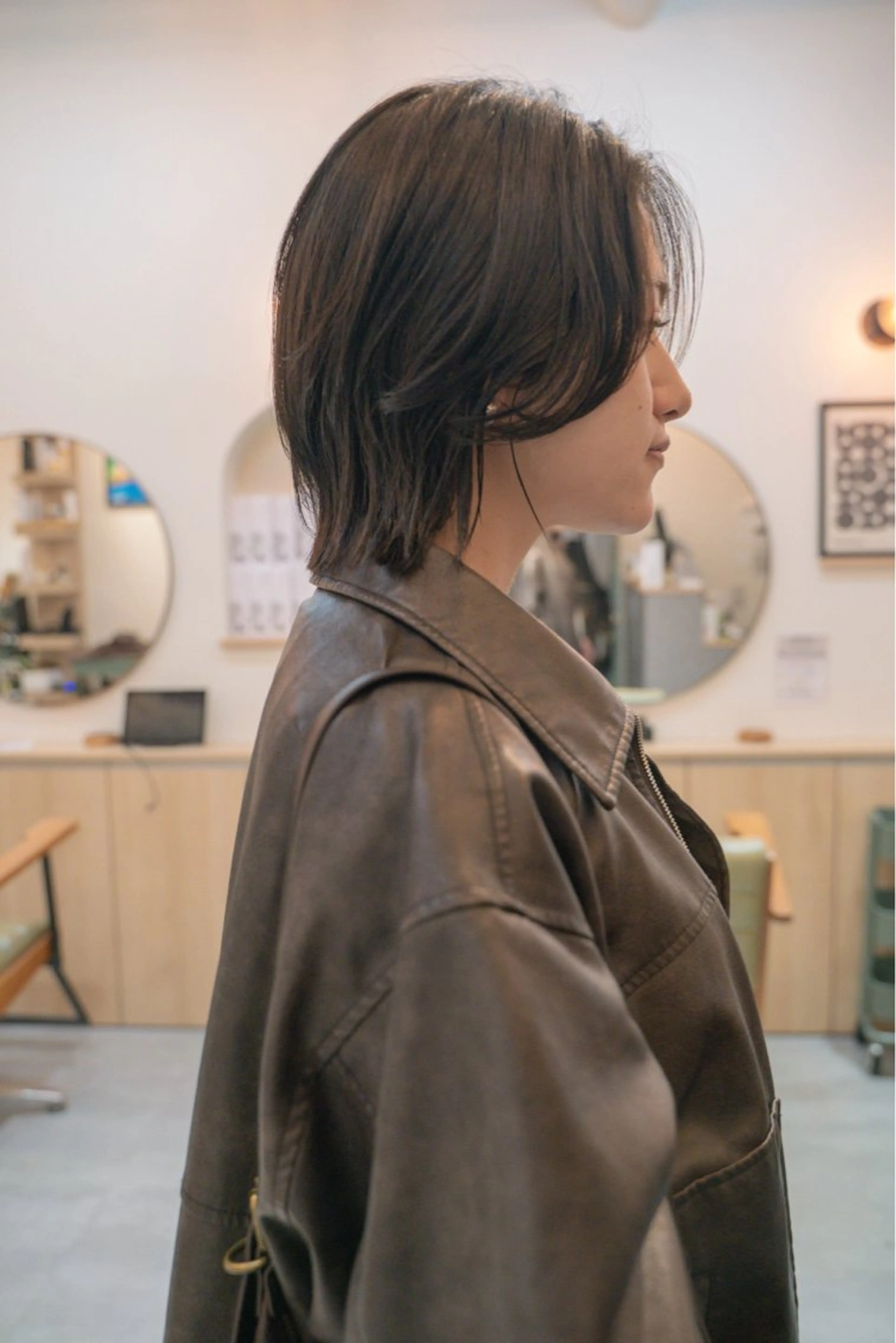 ショート カット ヘアカラー トリートメント ボブ/ 前川友哉のヘアスタイル