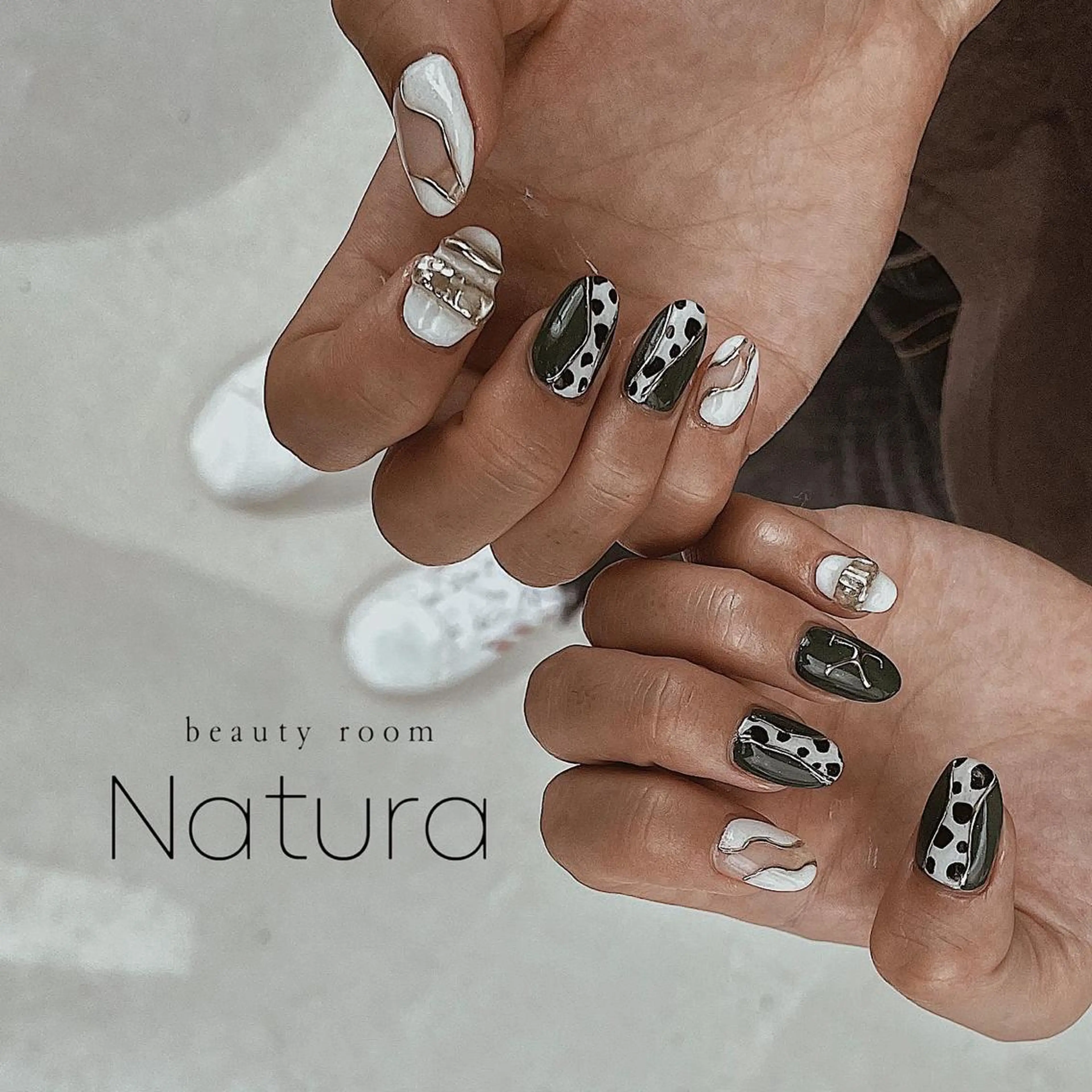 ネイル マツエク・マツパ アイブロウ ハンドネイル beautyroom Naturaのネイルデザイン