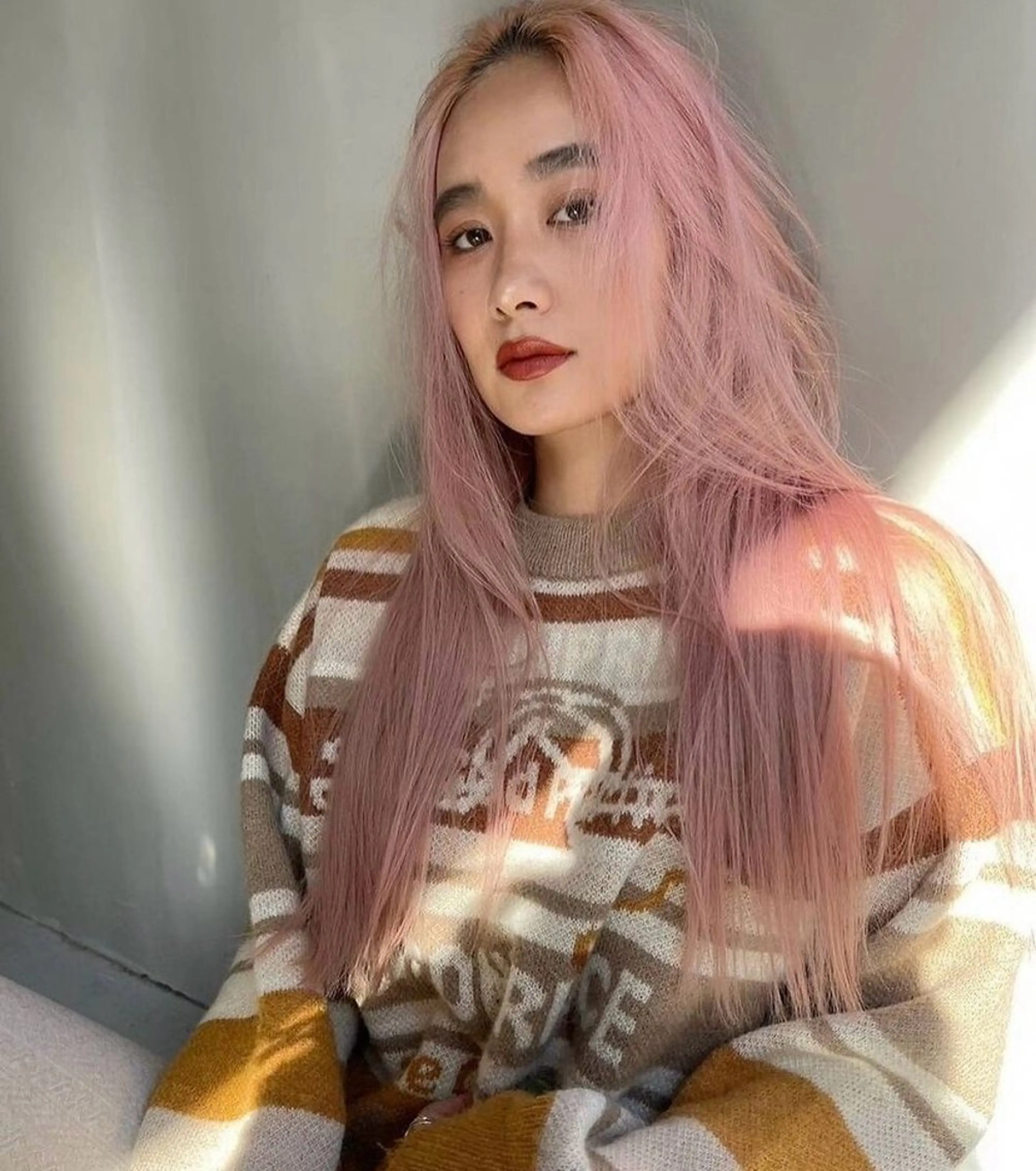 ロング 透明感/グレージュ/ レイヤー/ 青空のヘアスタイル