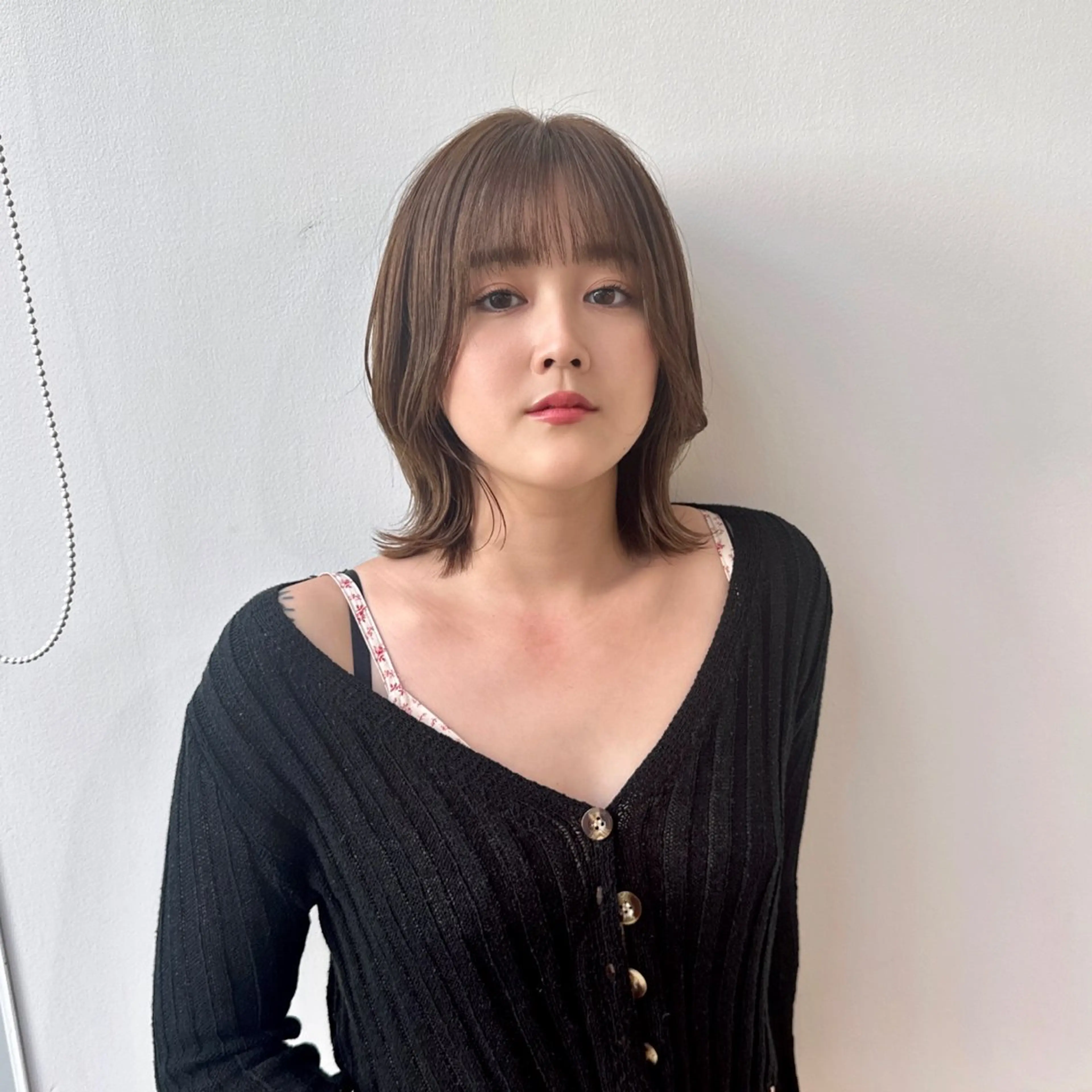 ミディアム カラー カット ヘアカラー トリートメント ブリーチなし/レイヤ ー特化🌈Tommyのヘアスタイル