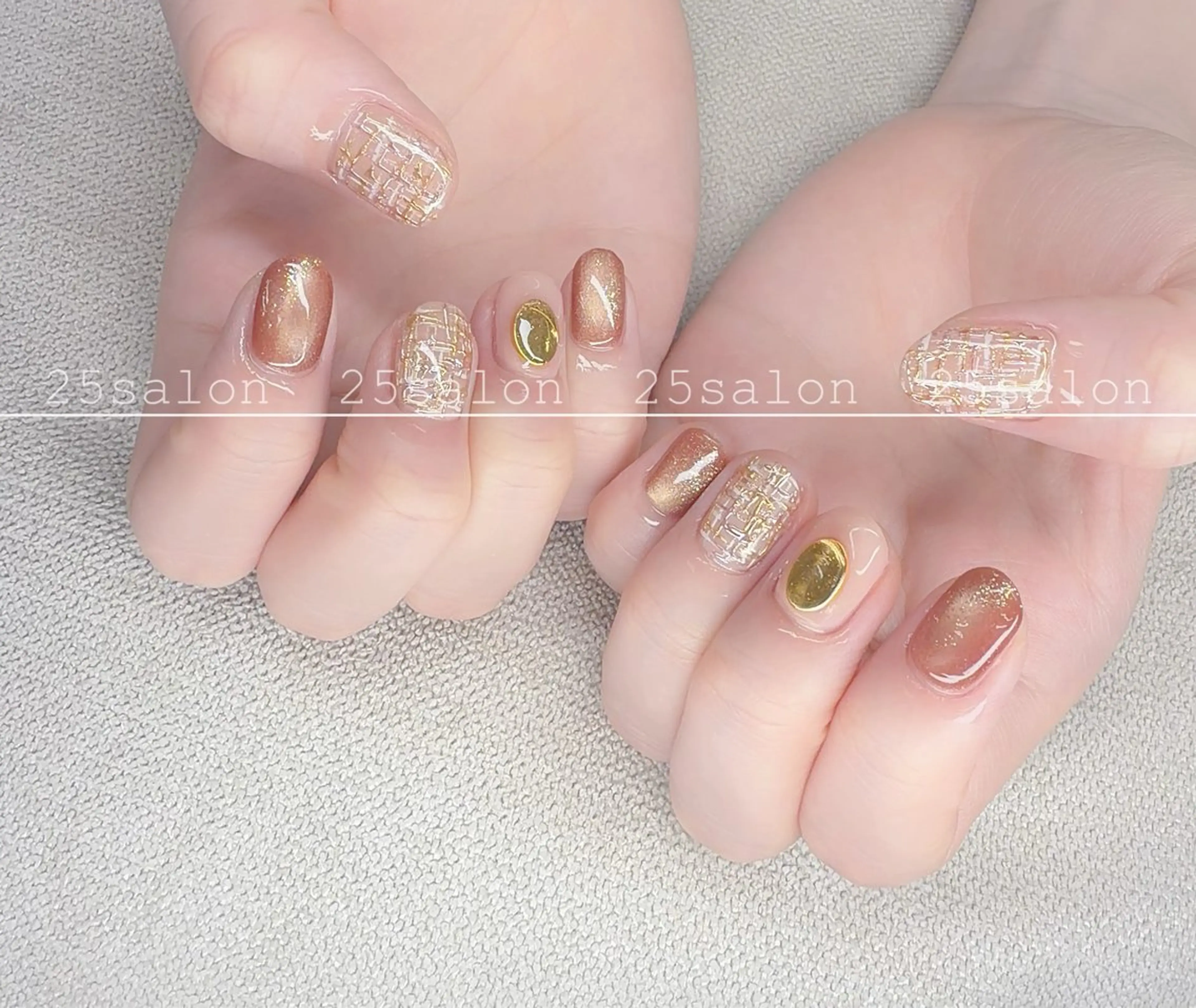 ネイル ジェルネイル 韓国ネイル ニュアンスネイル パラジェル ワンホンネイル 2 5のマツエク・マツパデザイン