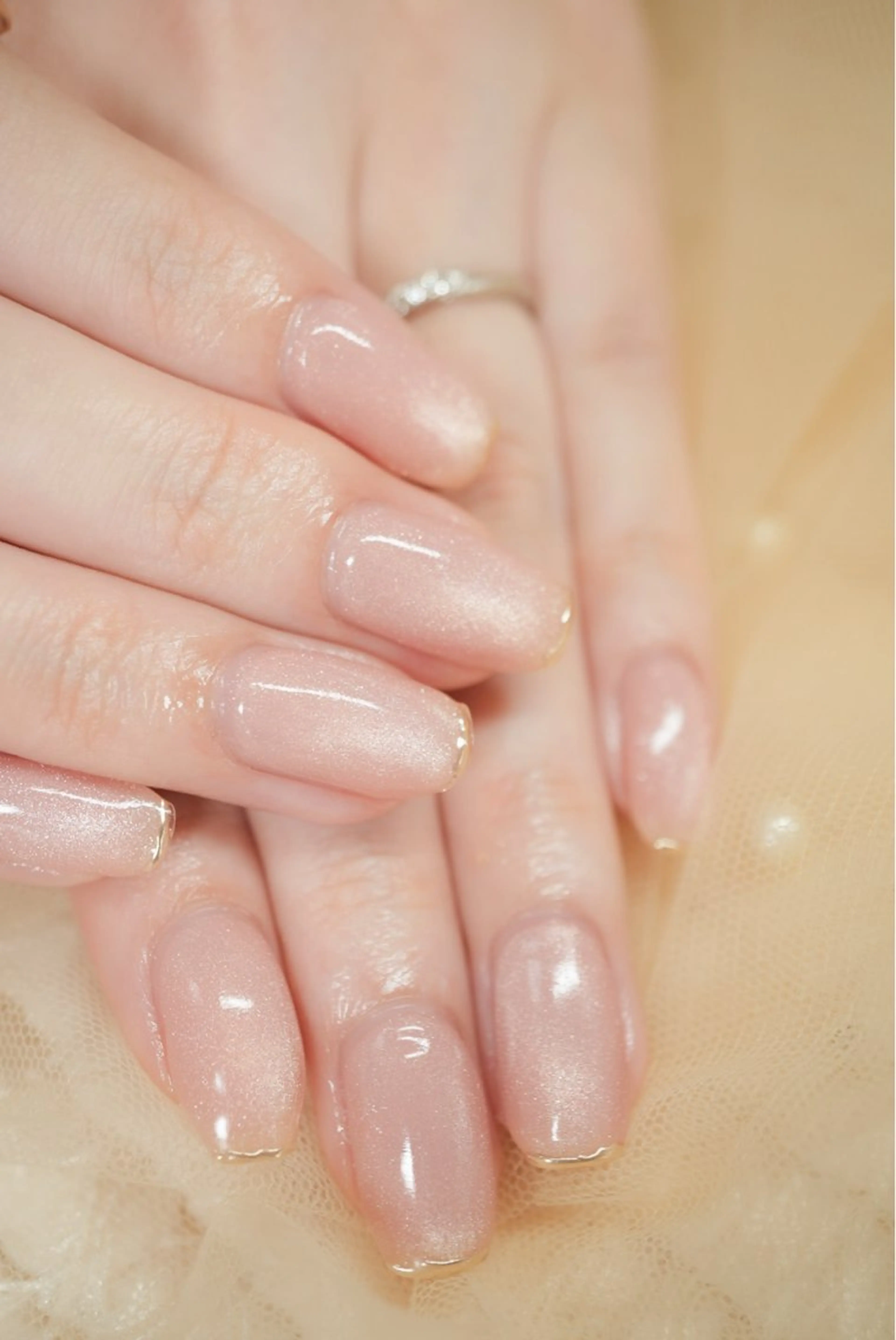 ネイル フレンチネイル マグネットネイル ミラーネイル nail&aroma mulet.のネイルデザイン