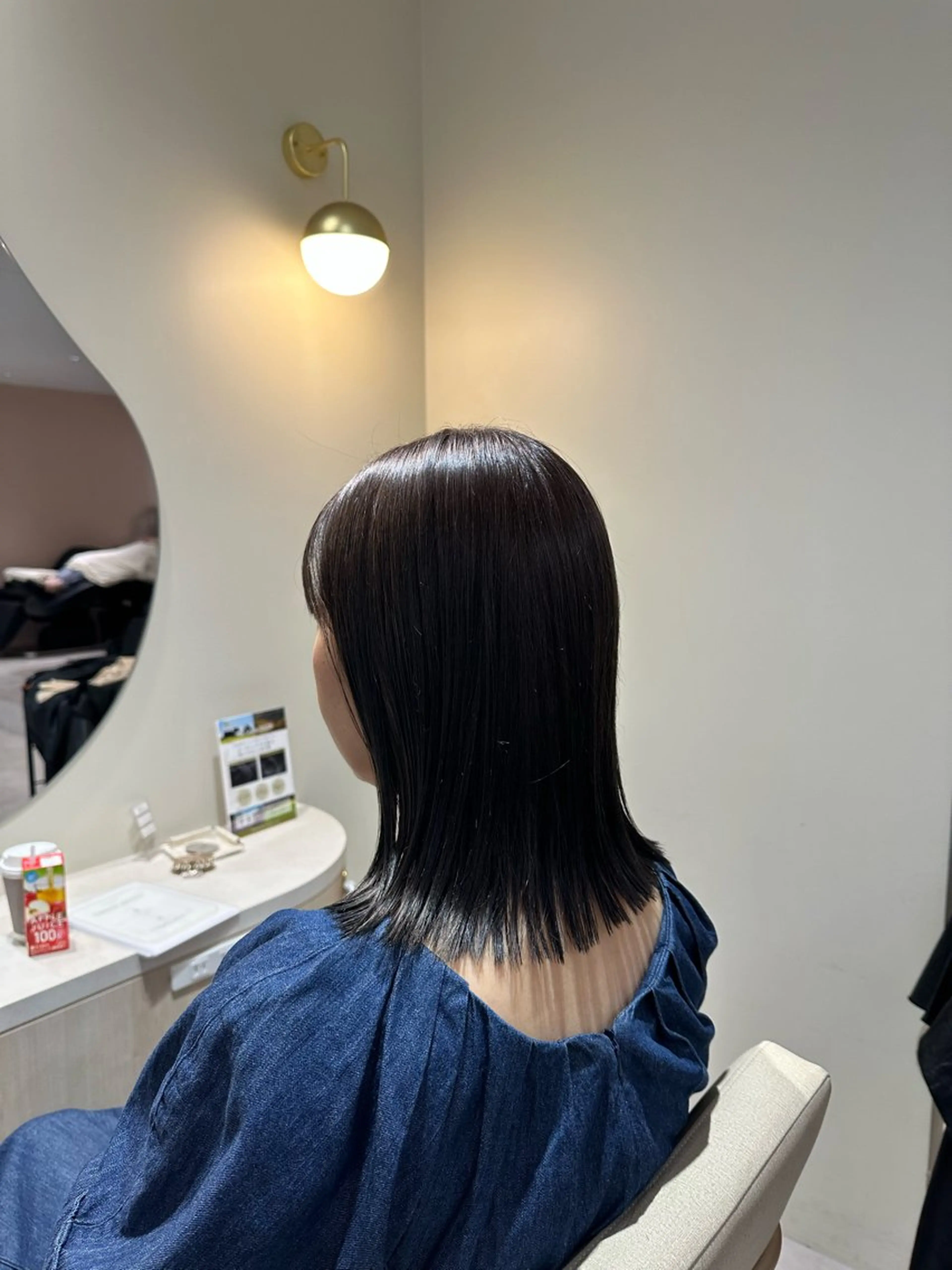 ミディアム fiica (フィーカ)所属・金子侑史 /縮毛矯正の人のヘアスタイル