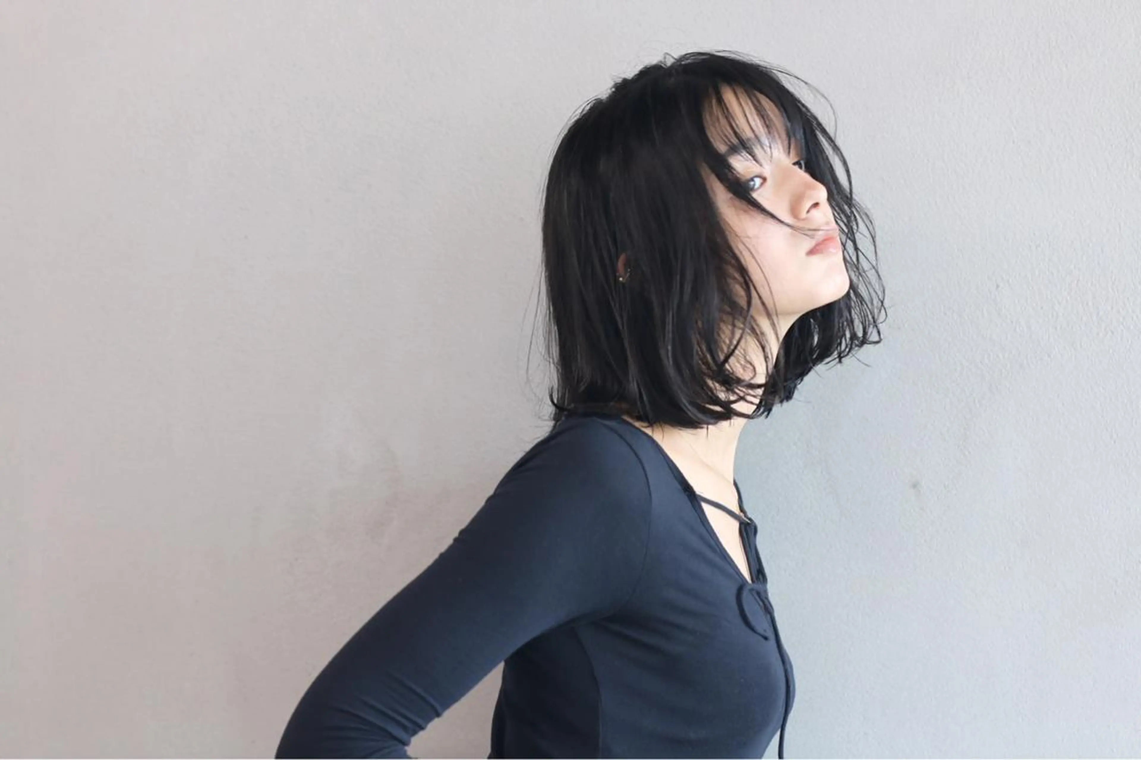 ミディアム カラー パーマ ヘアアレンジ メンズ キッズ ネイル マツエク・マツパ カット #tag 稗田綾加のヘアスタイル