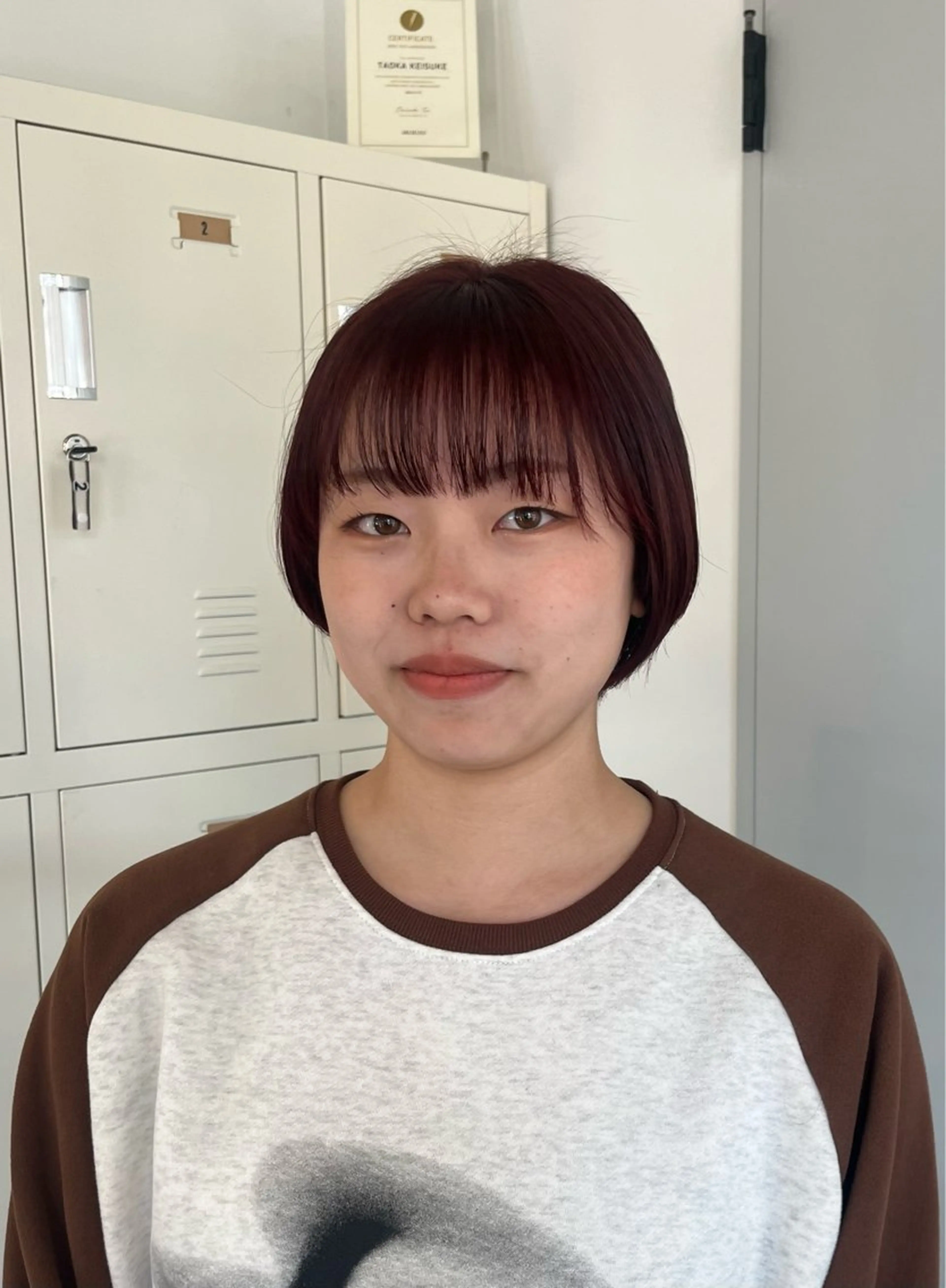 ショート カット ヘアカラー FERIA池田 神原萌花のヘアスタイル