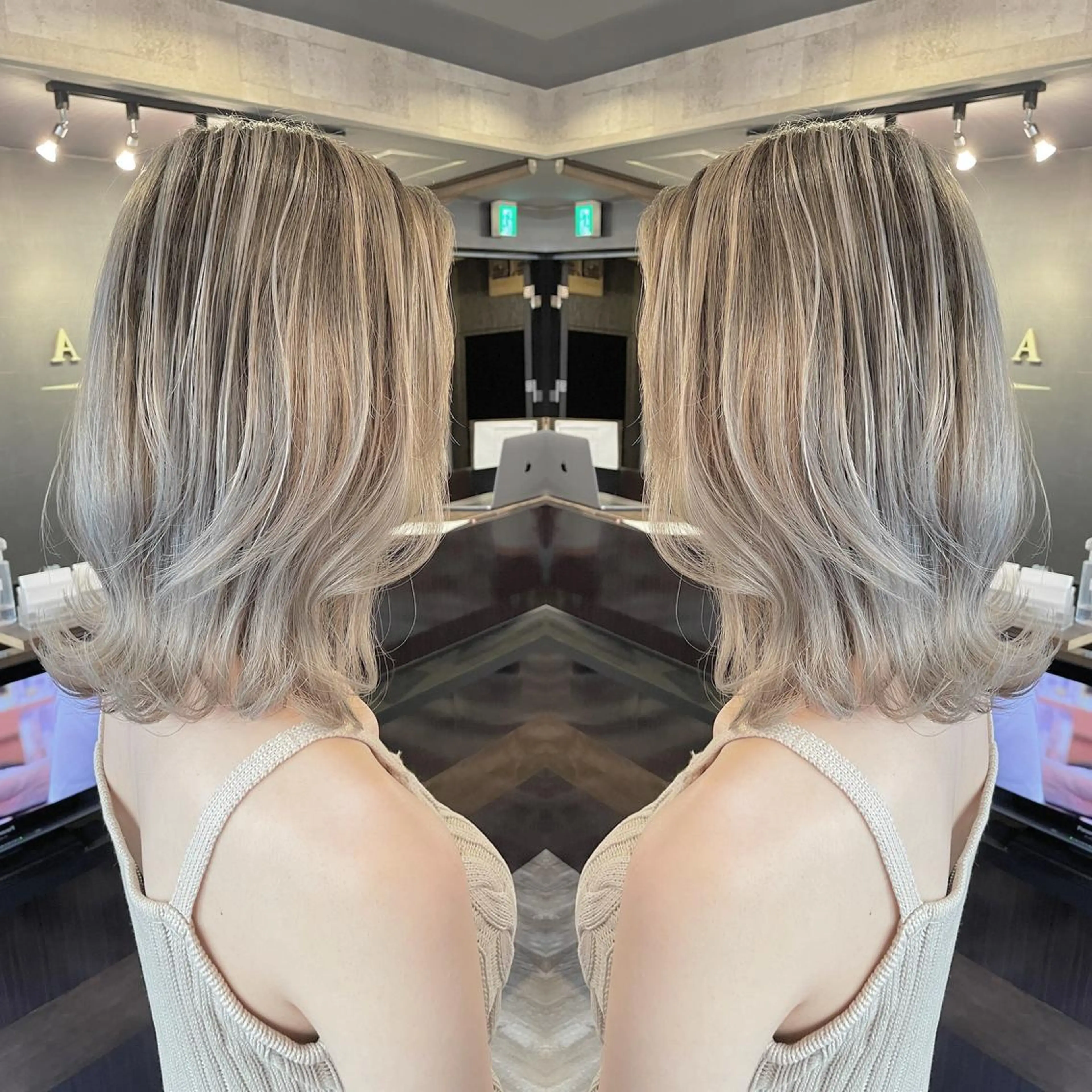 ミディアム カラー 【KIRA 代表】 TATSUYAのヘアスタイル