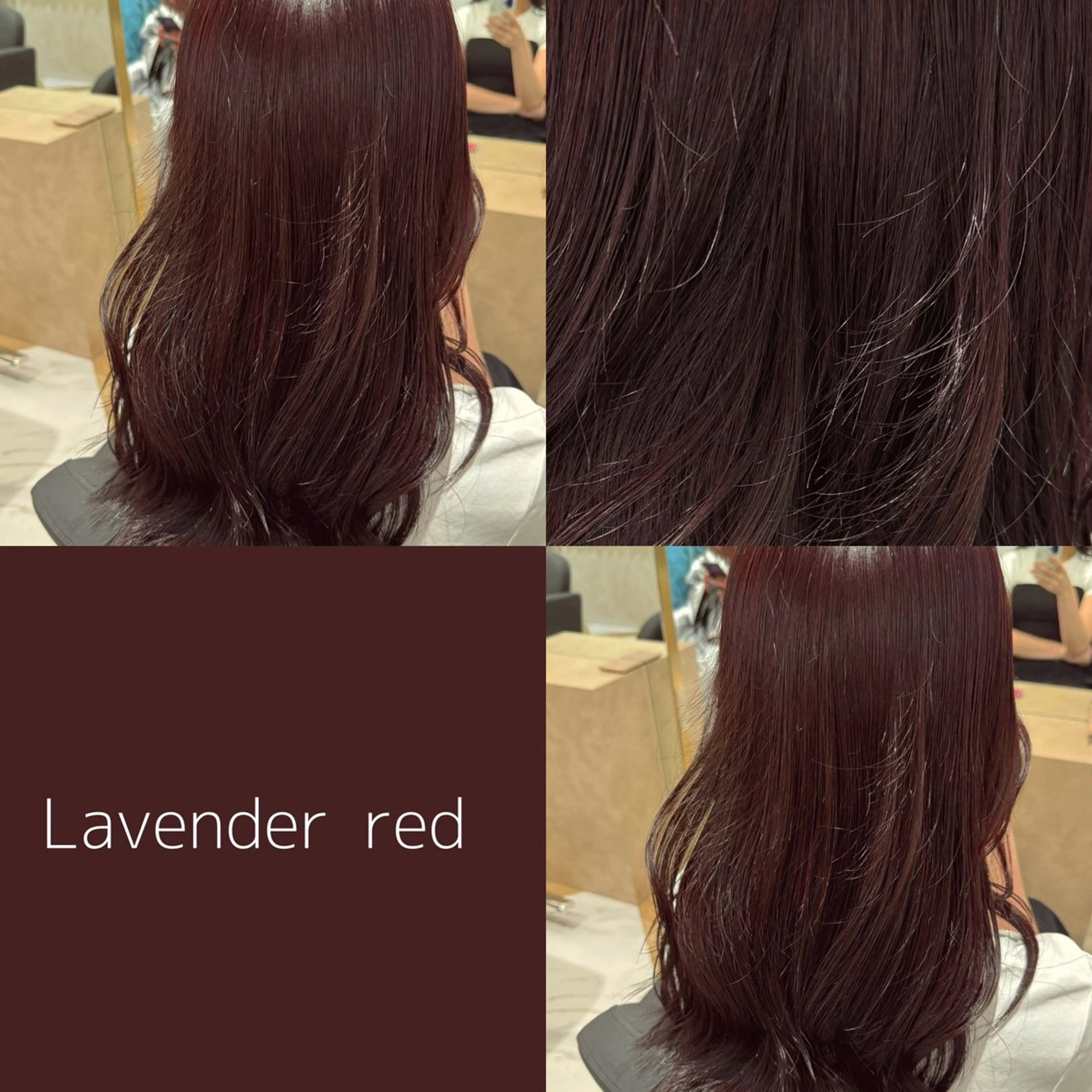 ロング カラー ヘアアレンジ 黒髪 透明感カラー／ natsukiのヘアスタイル