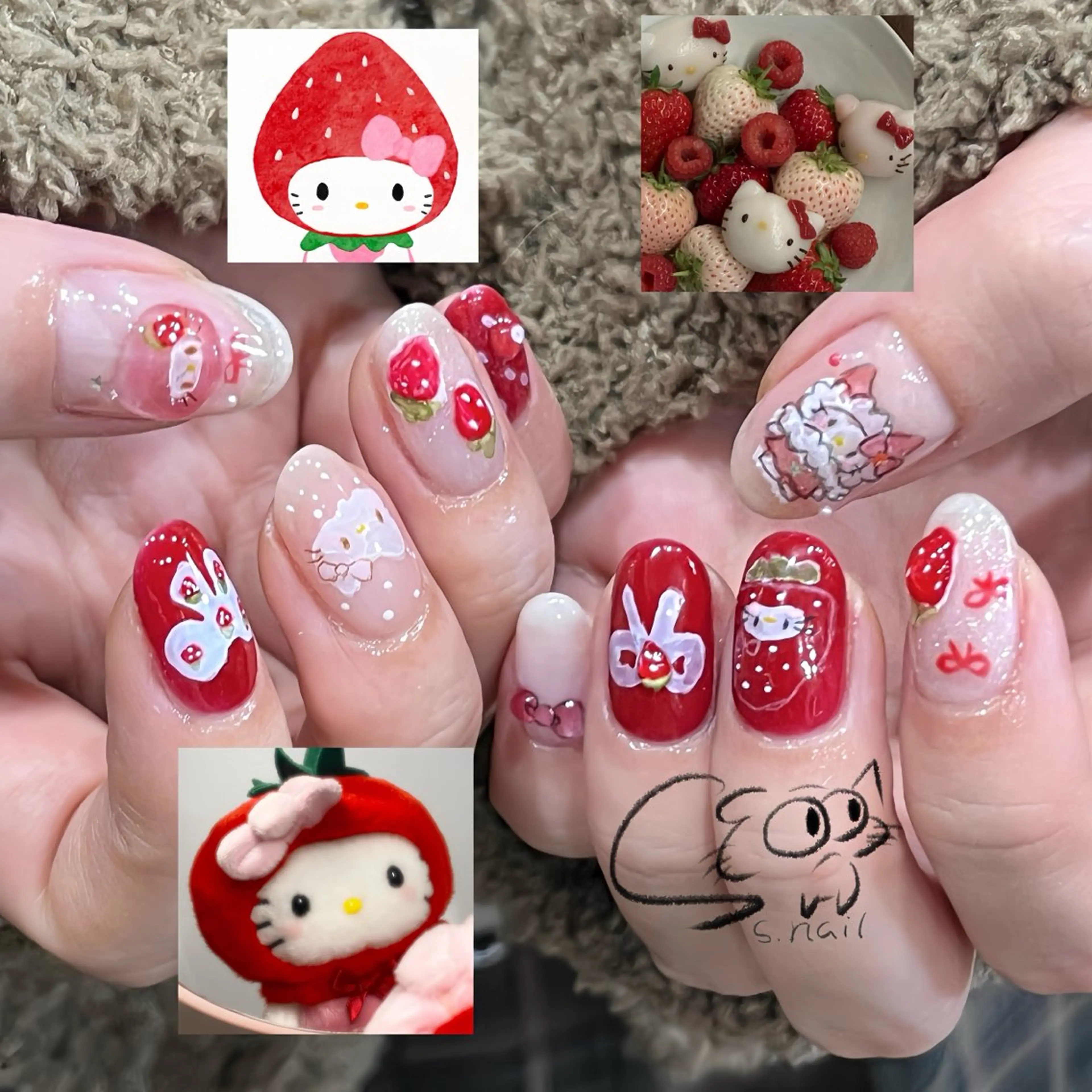 ネイル アートネイル チークネイル フレンチネイル グラデーション マグネットネイル ハンドネイル S.nail所属・S.nail _のネイルデザイン