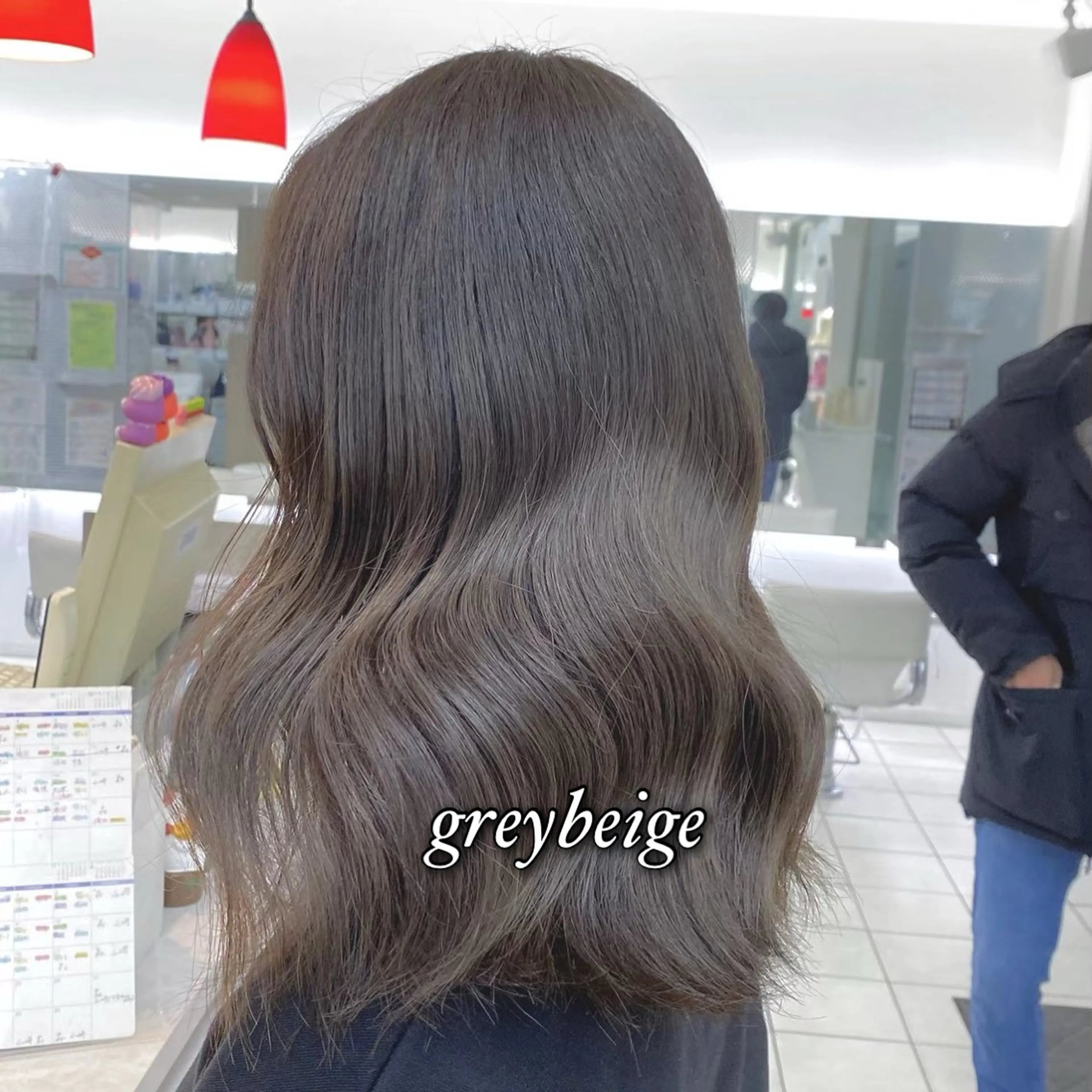 セミロング カラー 成瀬メンズ パーマ清水大隼のヘアスタイル