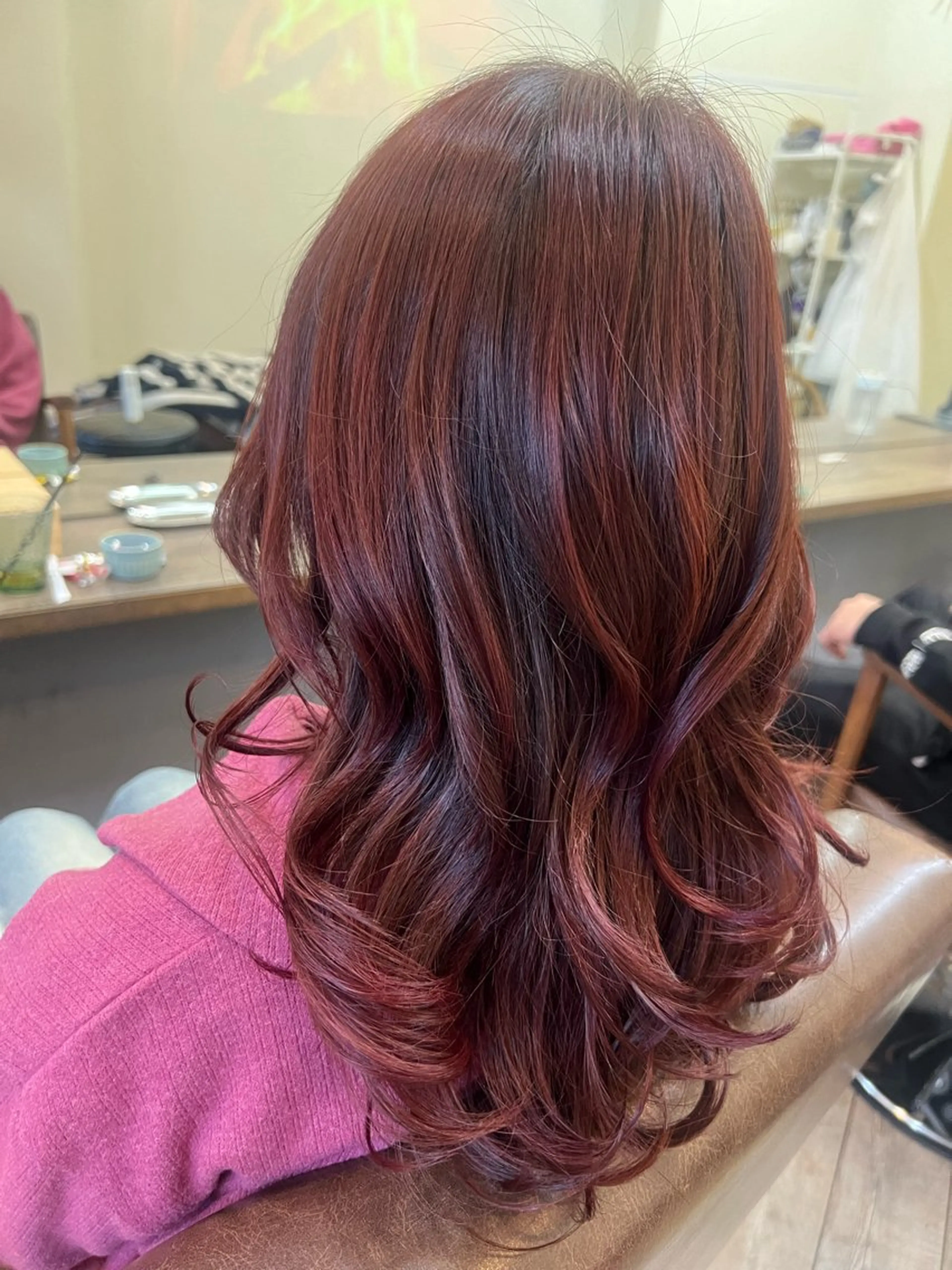 ロング カラー カット ヘアカラー トリートメント 鶴見 和美のヘアスタイル