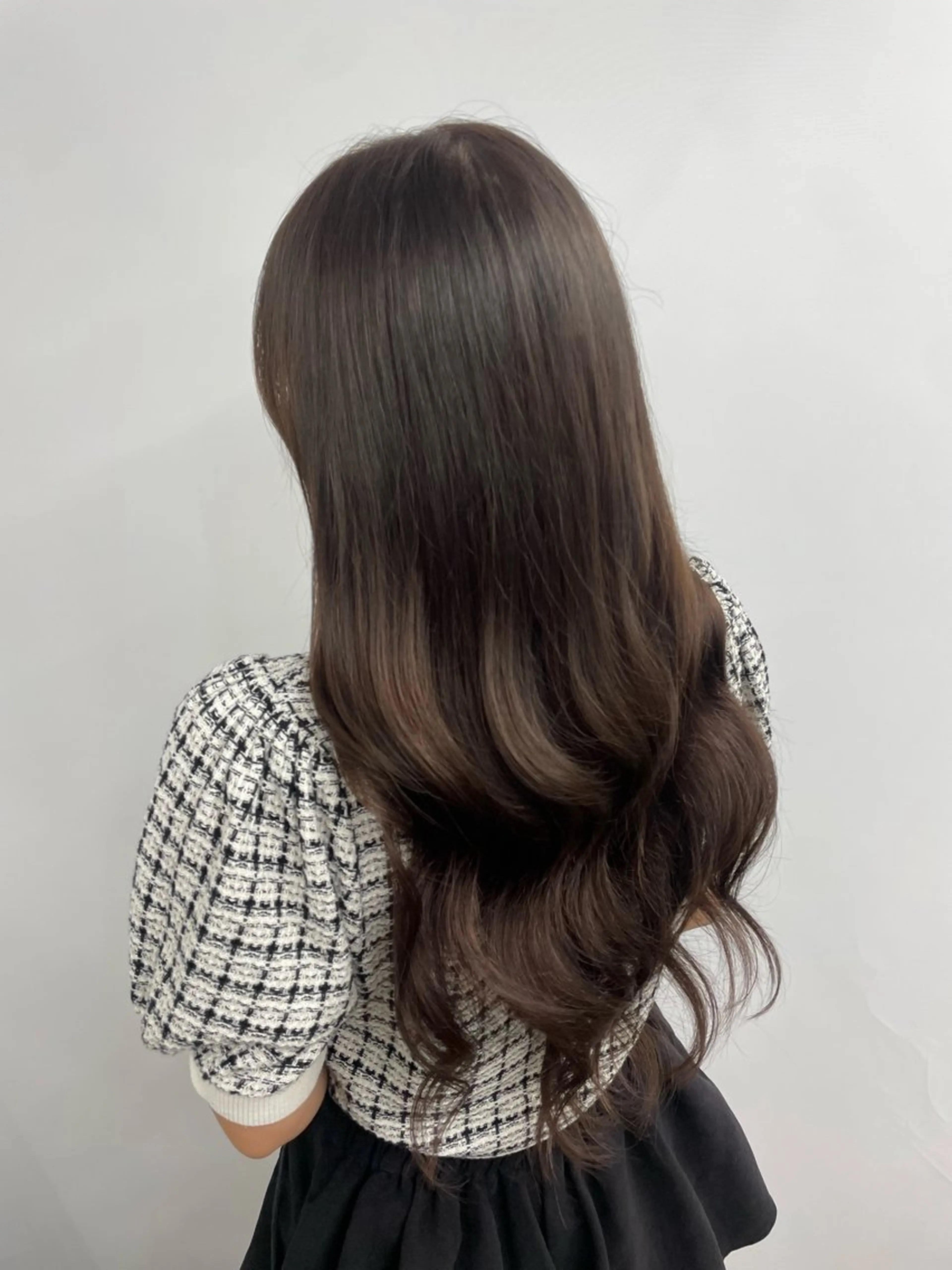 ロング 𝙃𝘼𝙍𝙐🎀 韓国×エクステのヘアスタイル