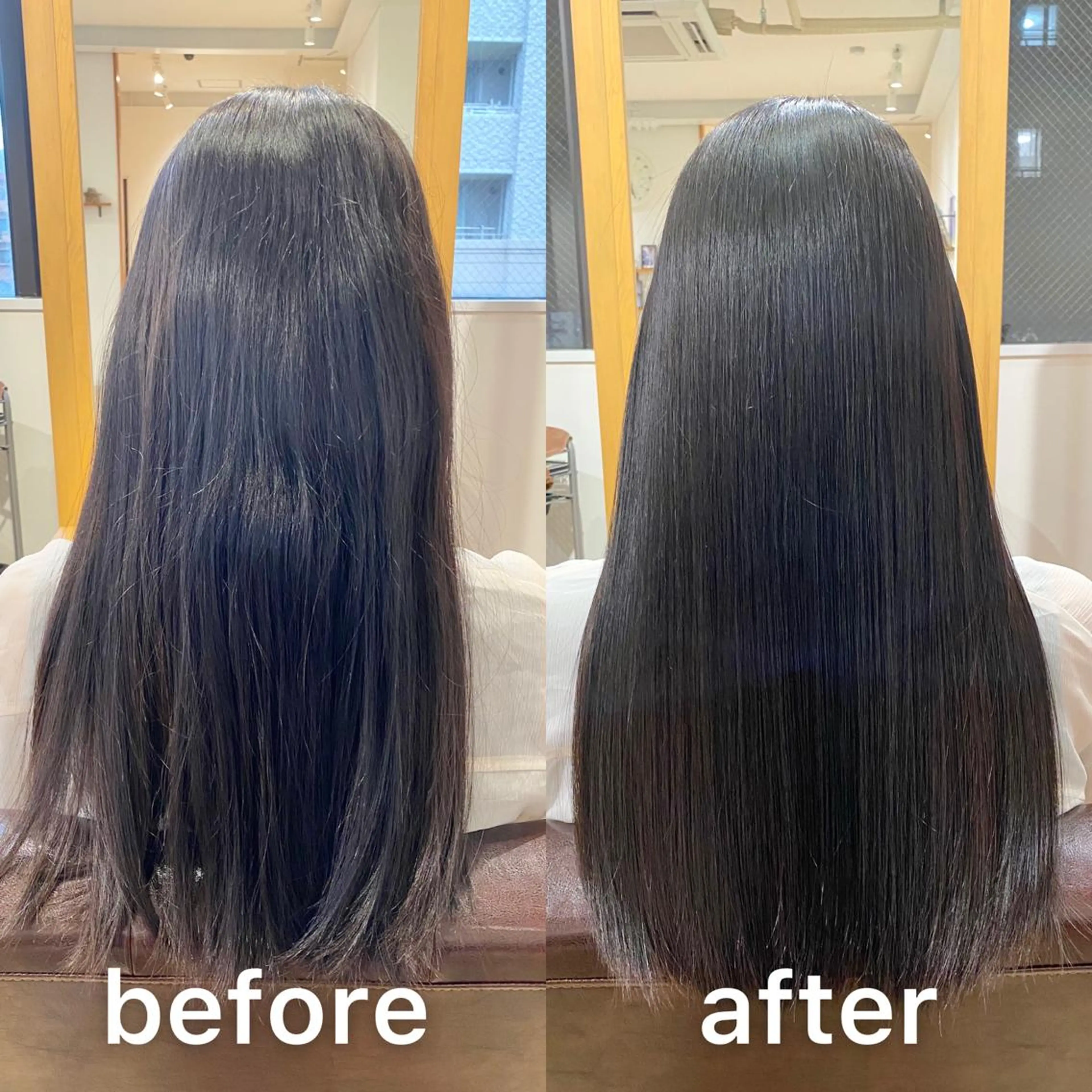 セミロング 髪質改善 トリートメント トリートメント KIZU 髪質改善 オカルト怪談のヘアスタイル