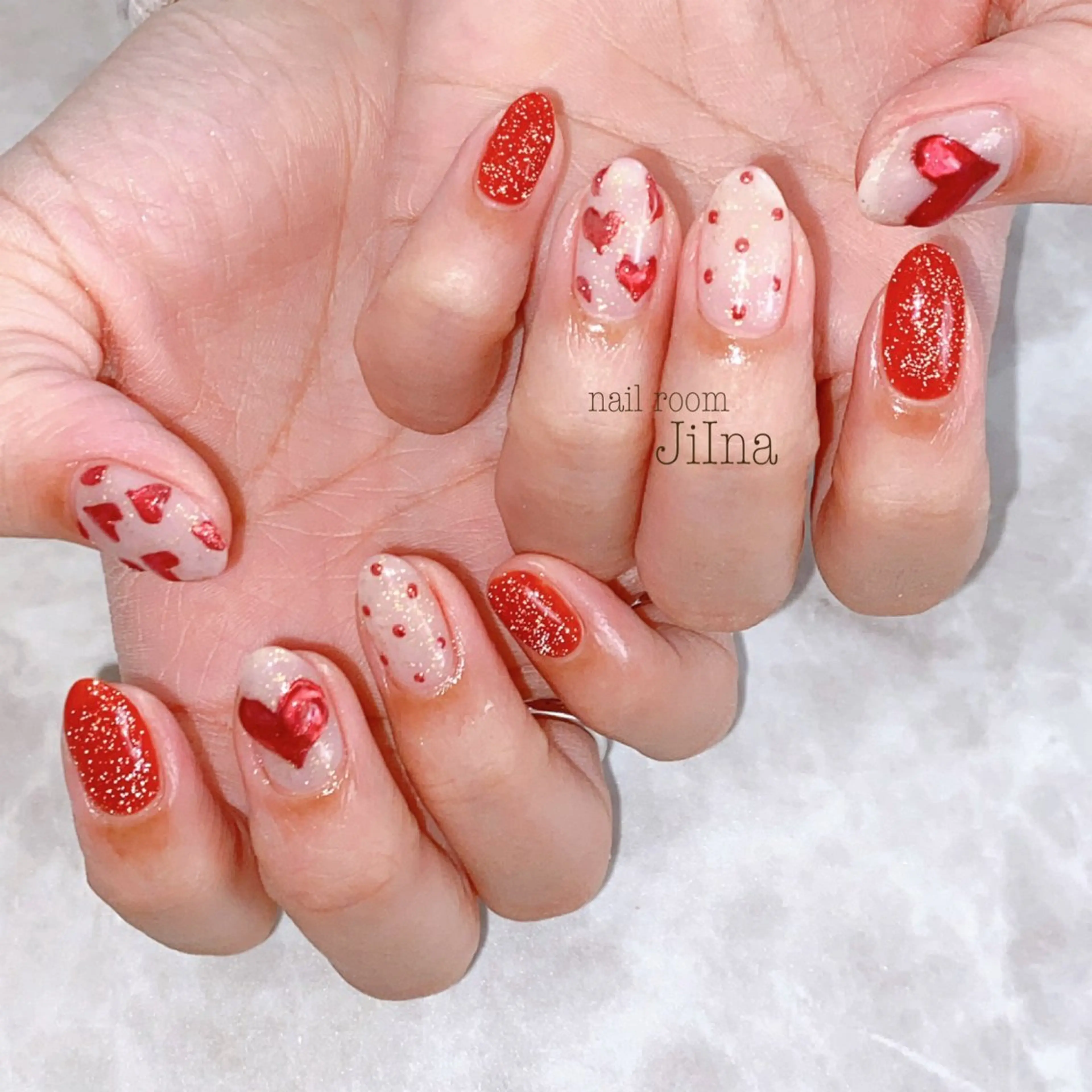 ネイル 持ち込み JiIna nailのネイルデザイン