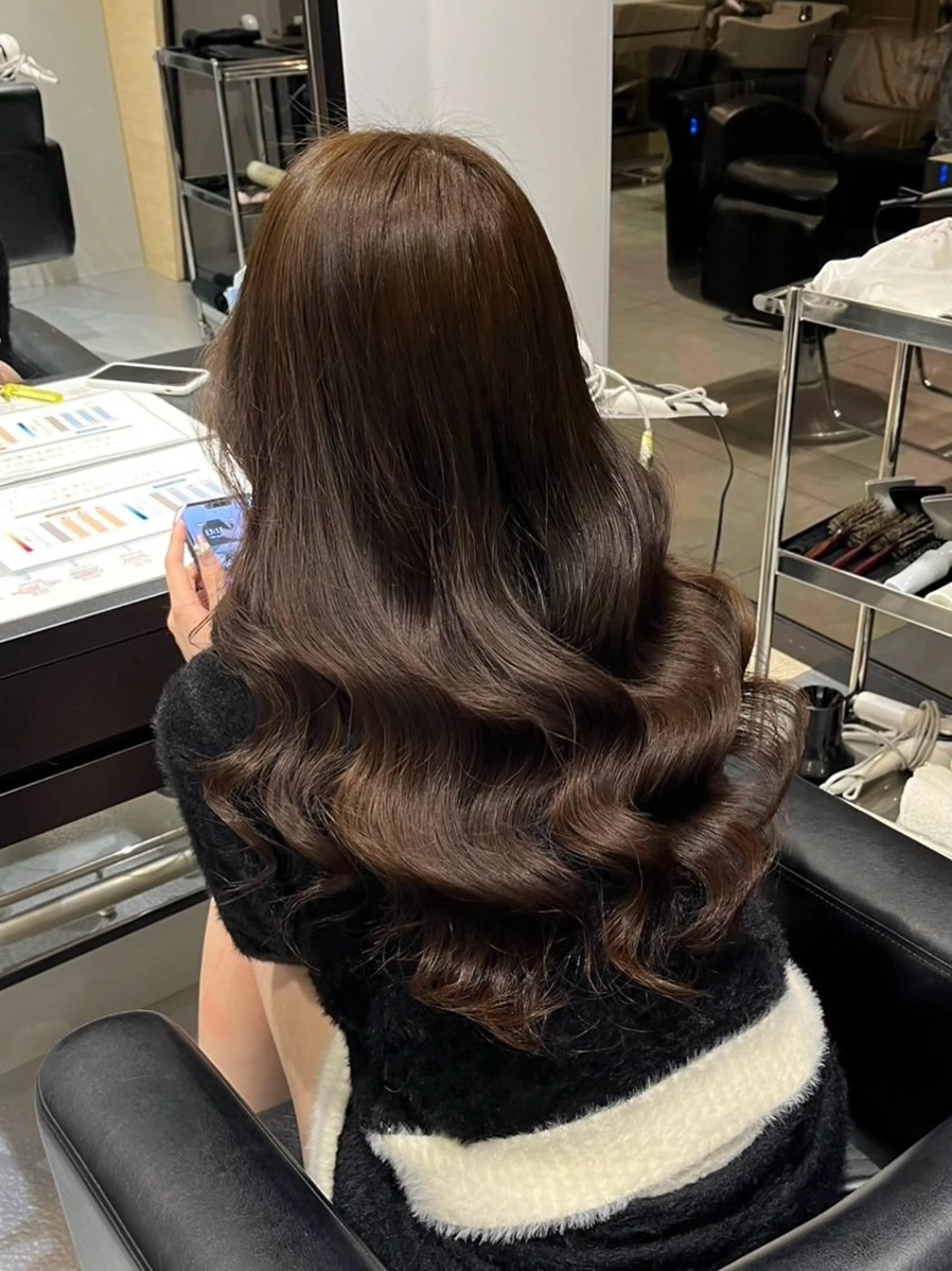 ロング パーマ 田川 弥空のヘアスタイル