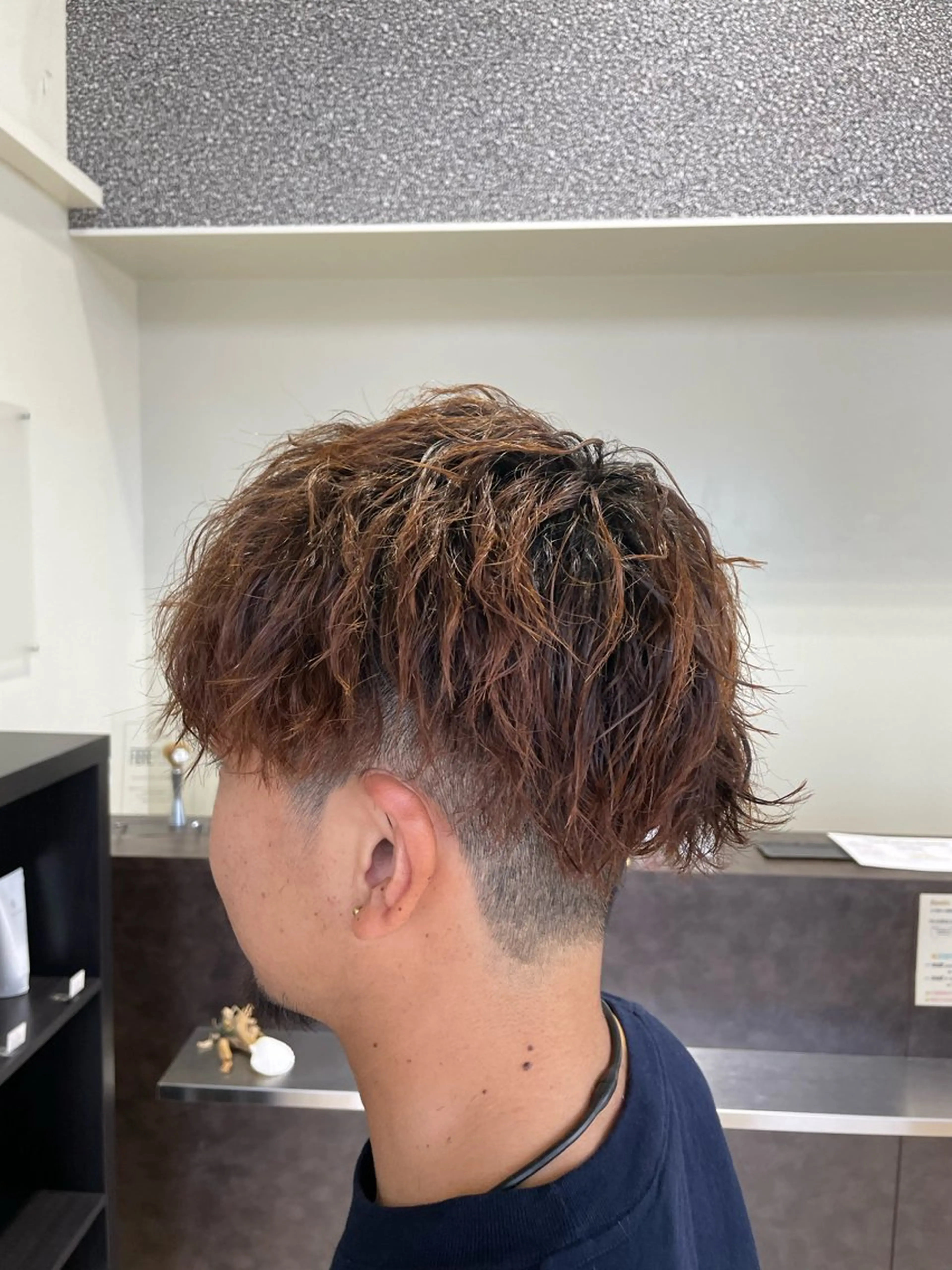 ショート パーマ メンズ 加藤 舜稀のヘアスタイル