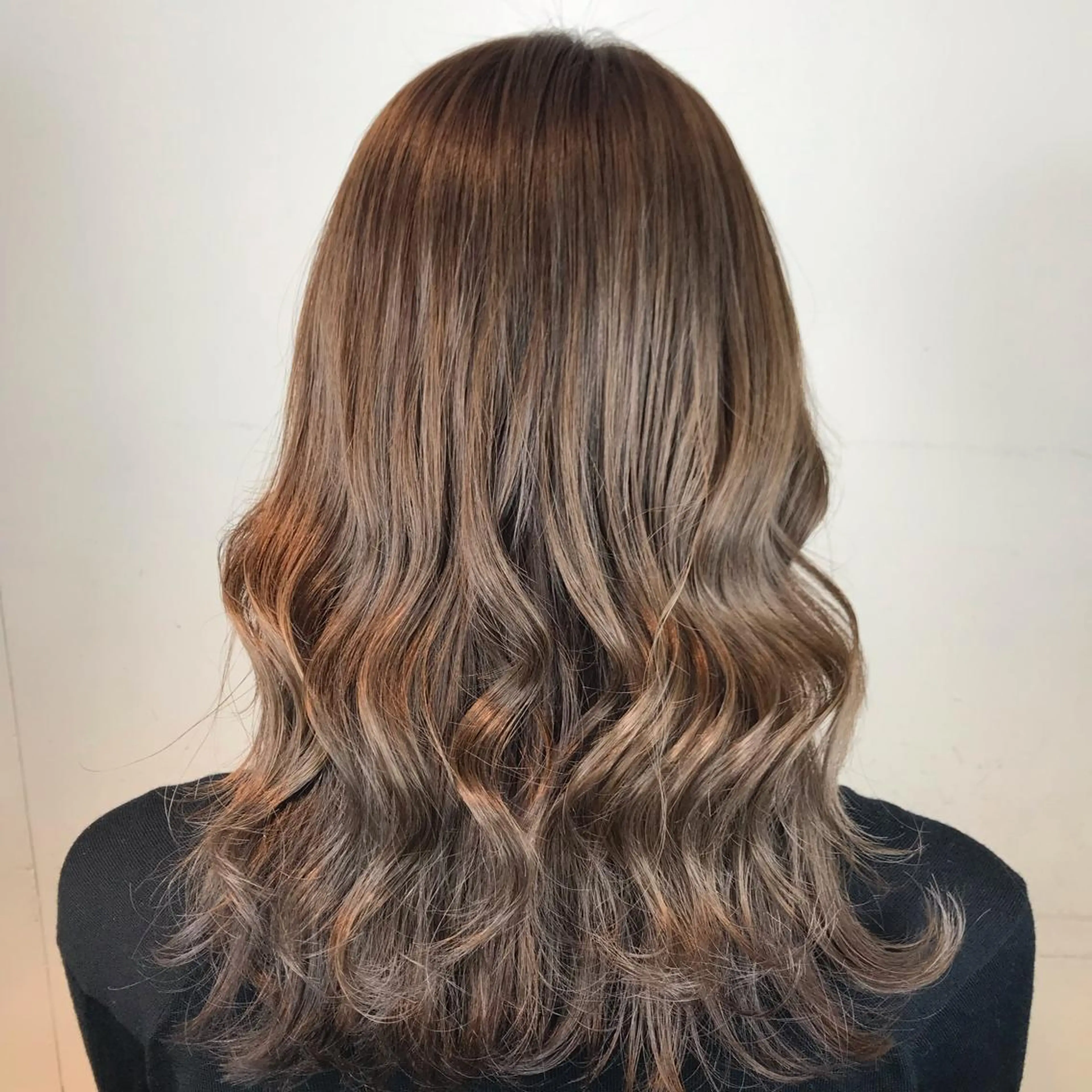 セミロング カラー ヘアアレンジ knock【ノック】所属・烏丸韓国ヘア🇰🇷 ayaka🎀のヘアスタイル