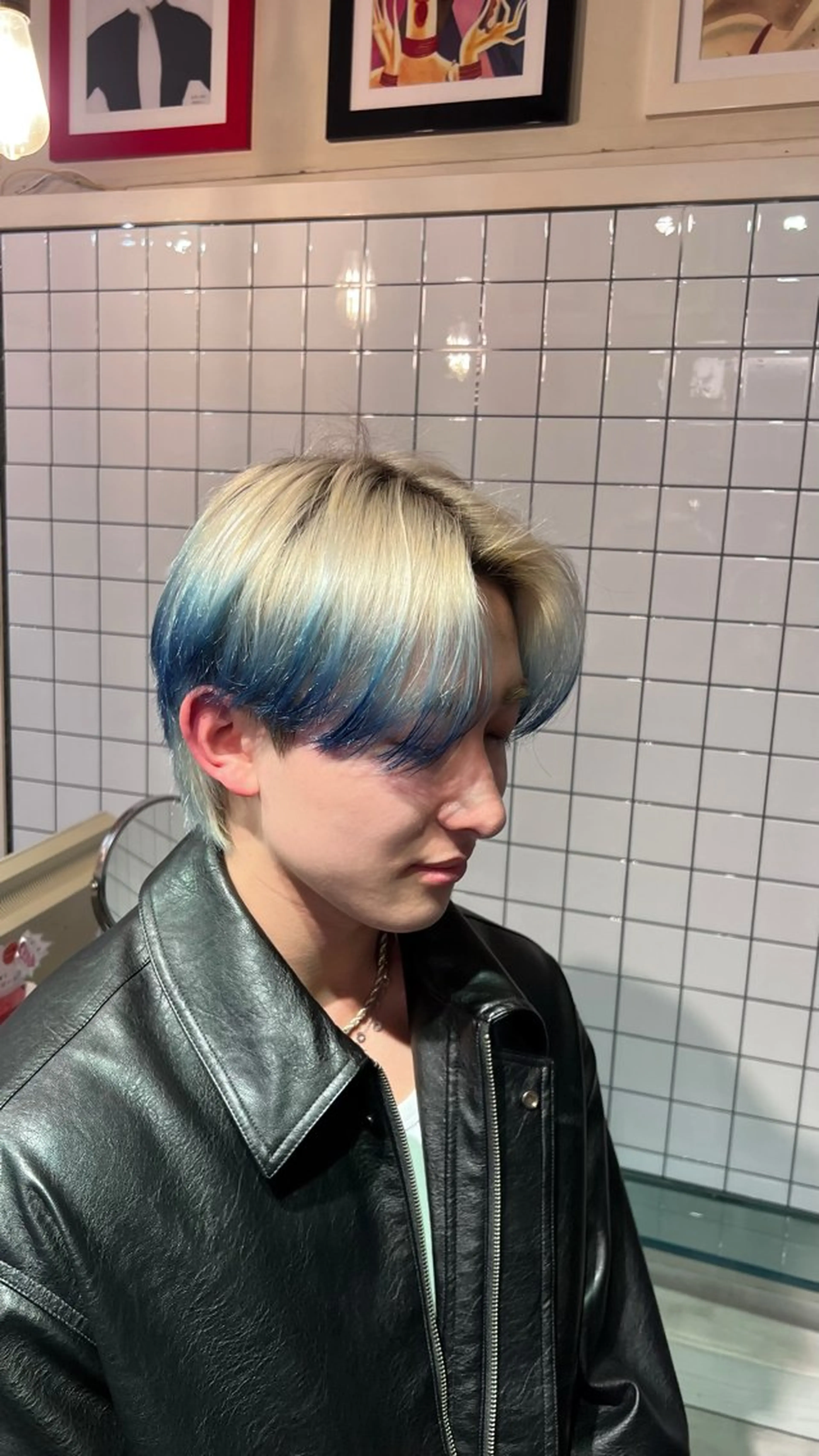 メンズ ヘアカラー 個性的カラー ☆≡ねねのヘアスタイル