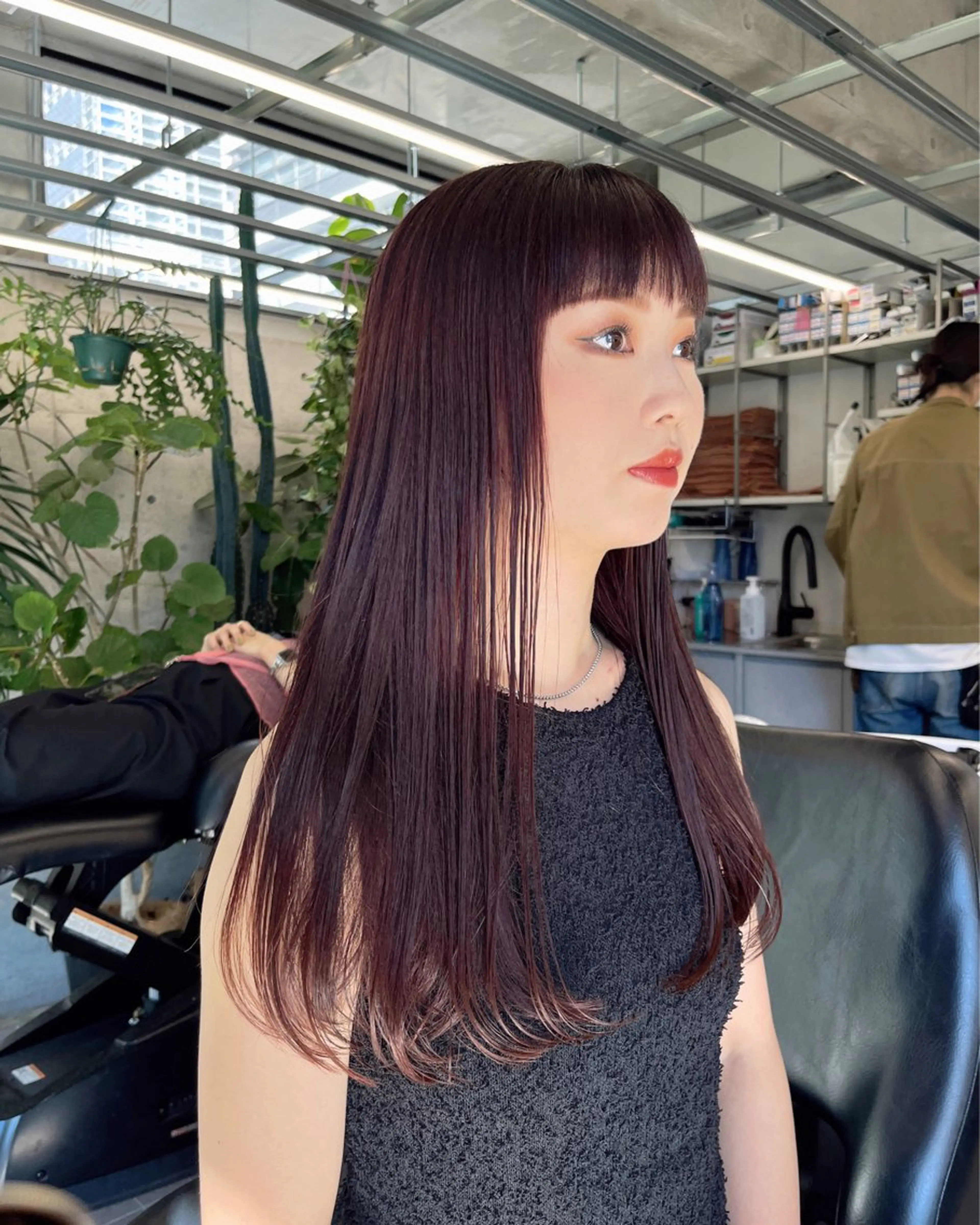 ロング カラー カット ヘアカラー ダブルカラー/ ケアブリーチ/クニトのヘアスタイル