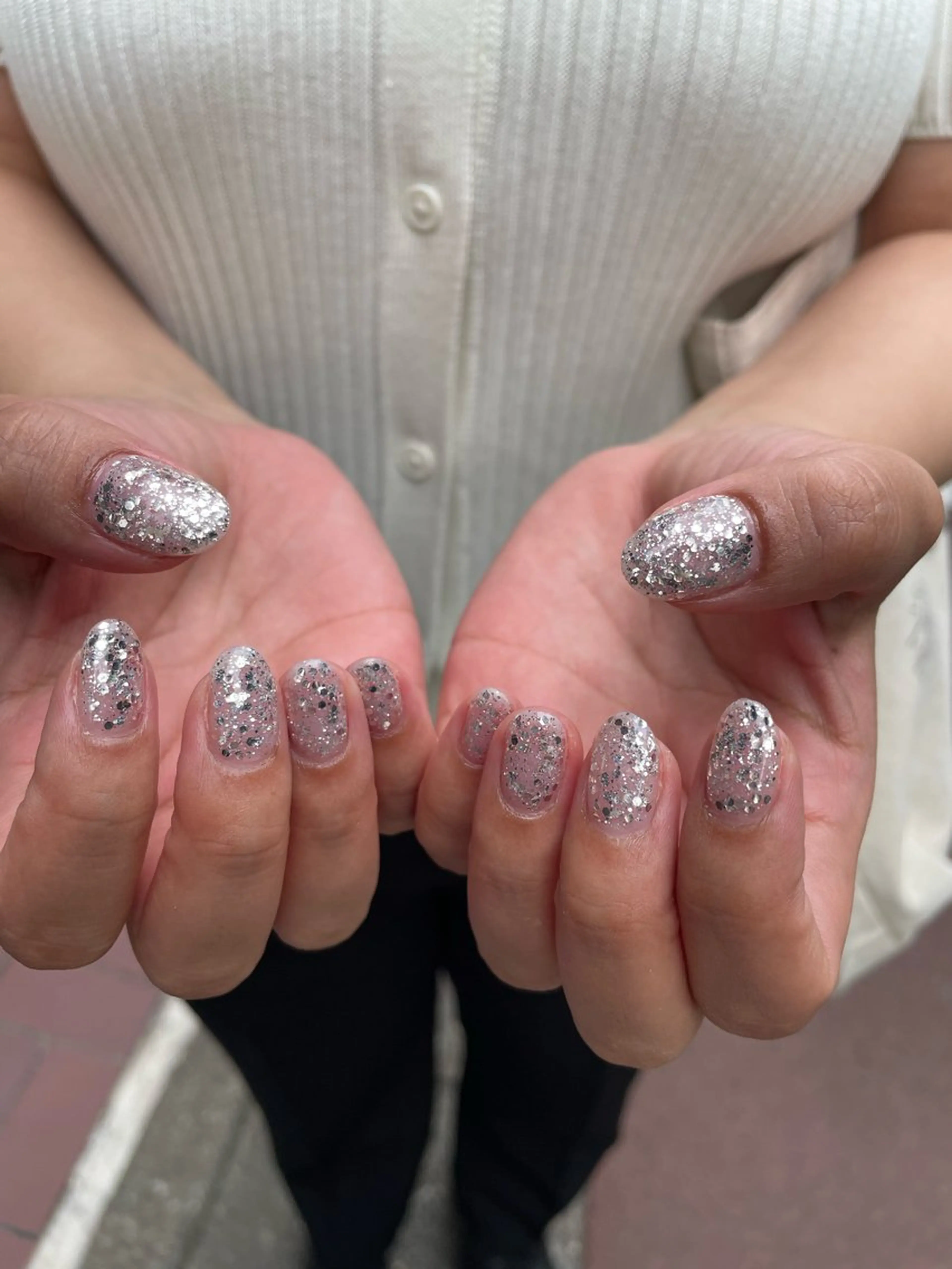 ネイル ハンドネイル ハンドケア R'well所属・はばすみれ🎀ﾈｲﾙ 光ﾌｪｲｼｬﾙ ﾍｱのネイルデザイン