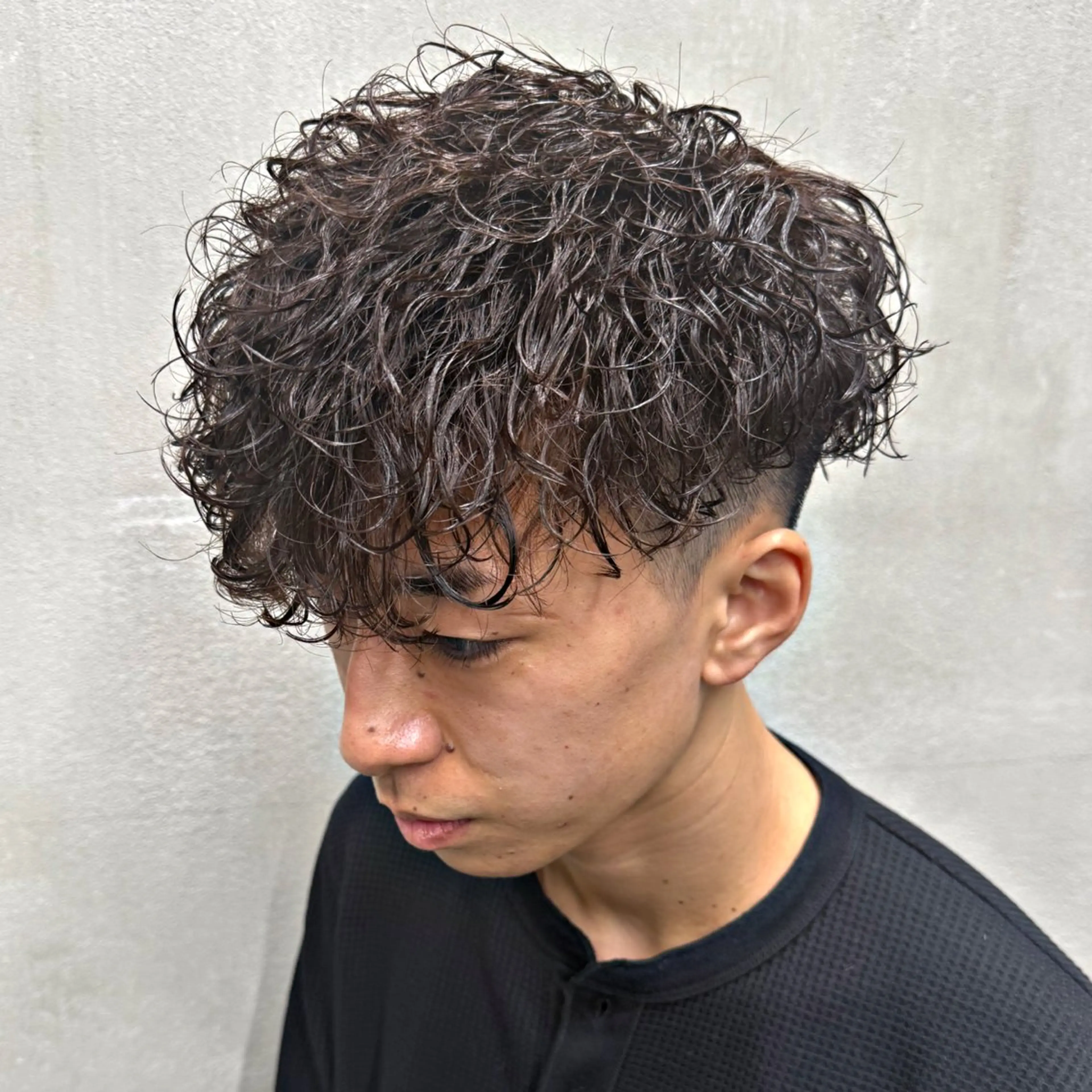 ショート パーマ メンズ メンズメッシュ メンズパーマ 💈メッシュパーマ 特化💈ユウマ💈のヘアスタイル