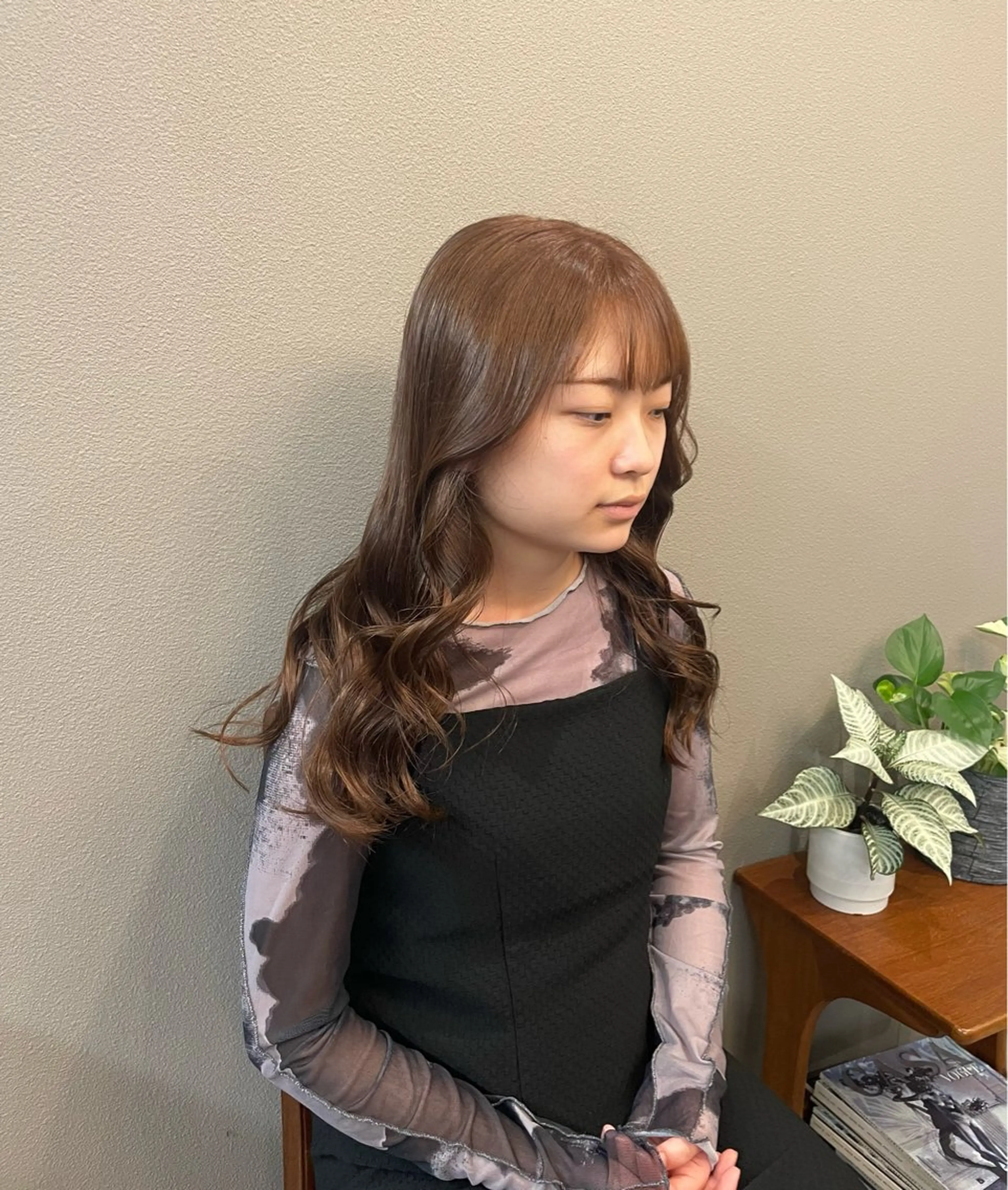 ロング カラー ブラウンカラー 透明感カラー ヘアカラー ...alley所属・❄️透明感カラー / ハイトーン❄️WAOのヘアスタイル