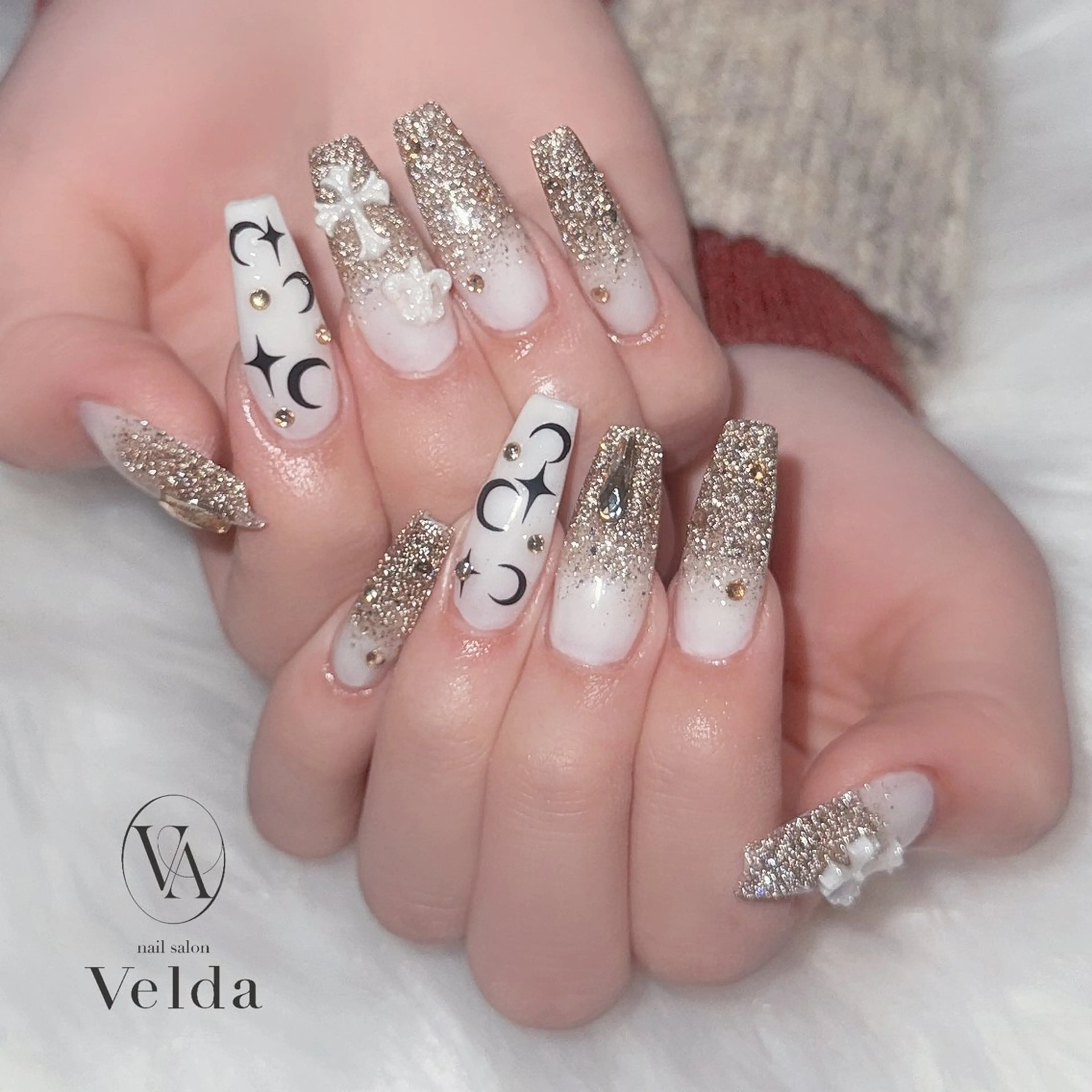ネイル フラッシュネイル グラデーション 💎スカルプ💎 Velda(ベルダ)のネイルデザイン