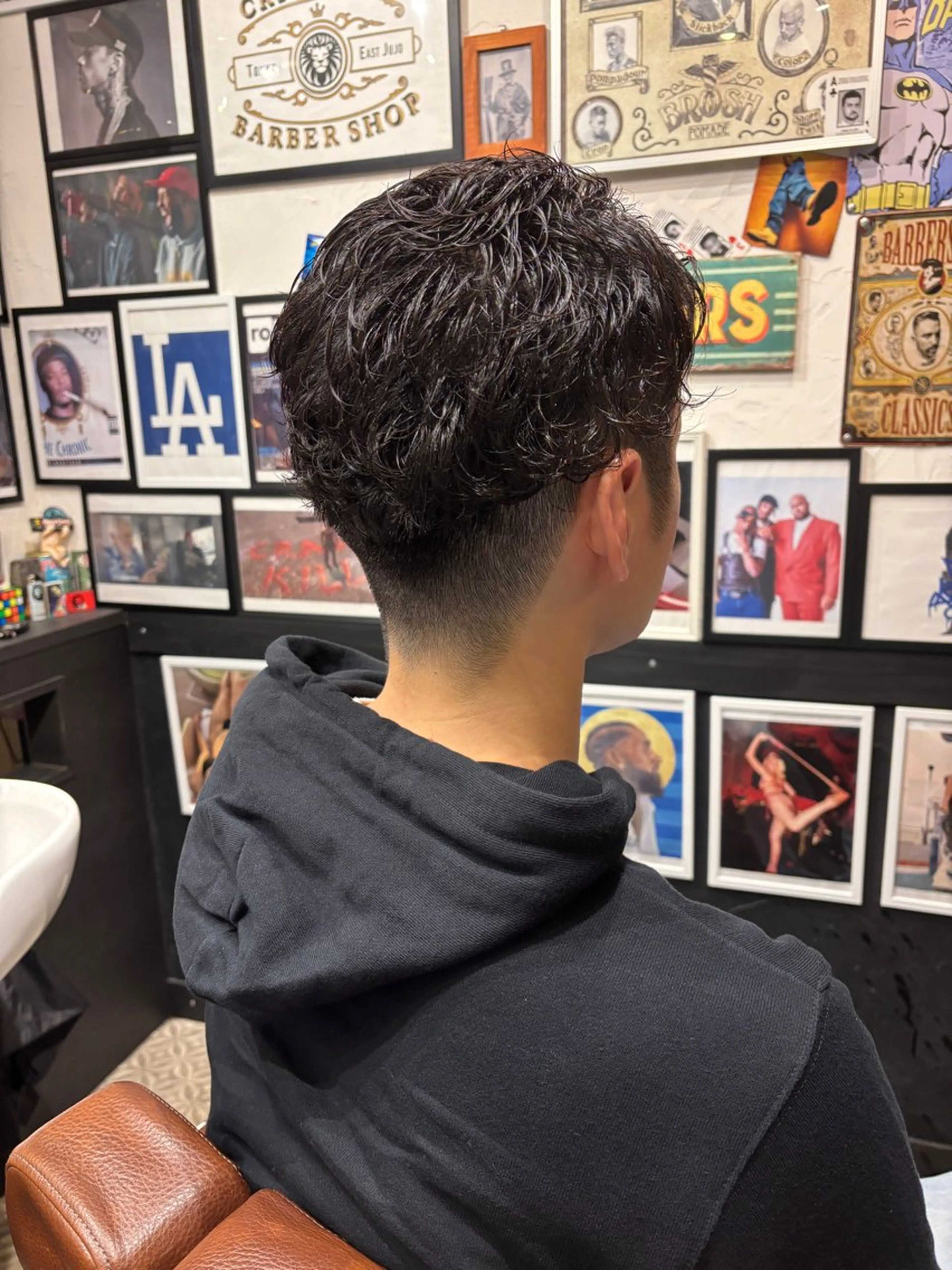 ショート パーマ メンズ CribHoodbarbershop所属・白井 昇太のヘアスタイル