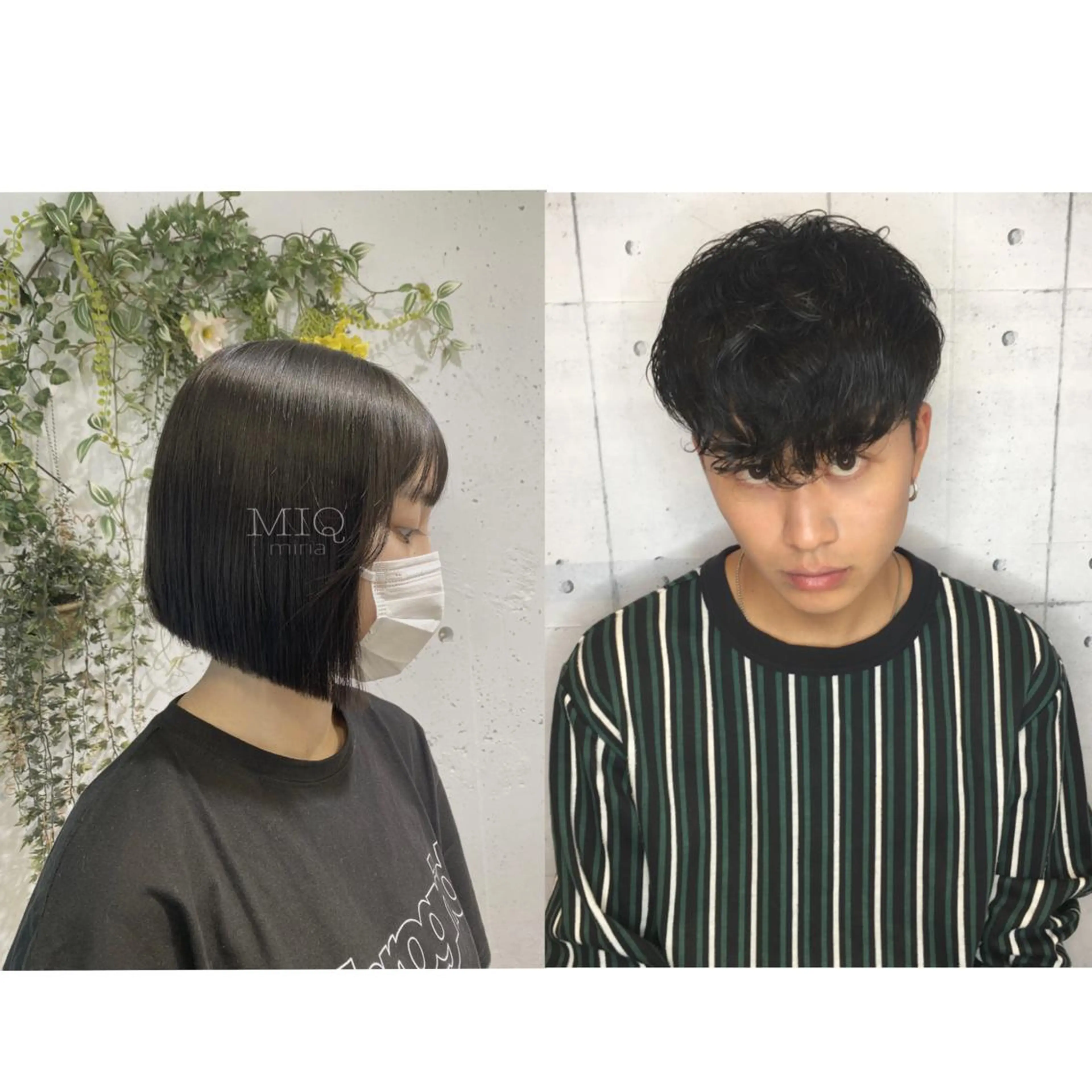 ミディアム メンズ 韓・中華美女ヘア 🇰🇷×🇨🇳のヘアスタイル