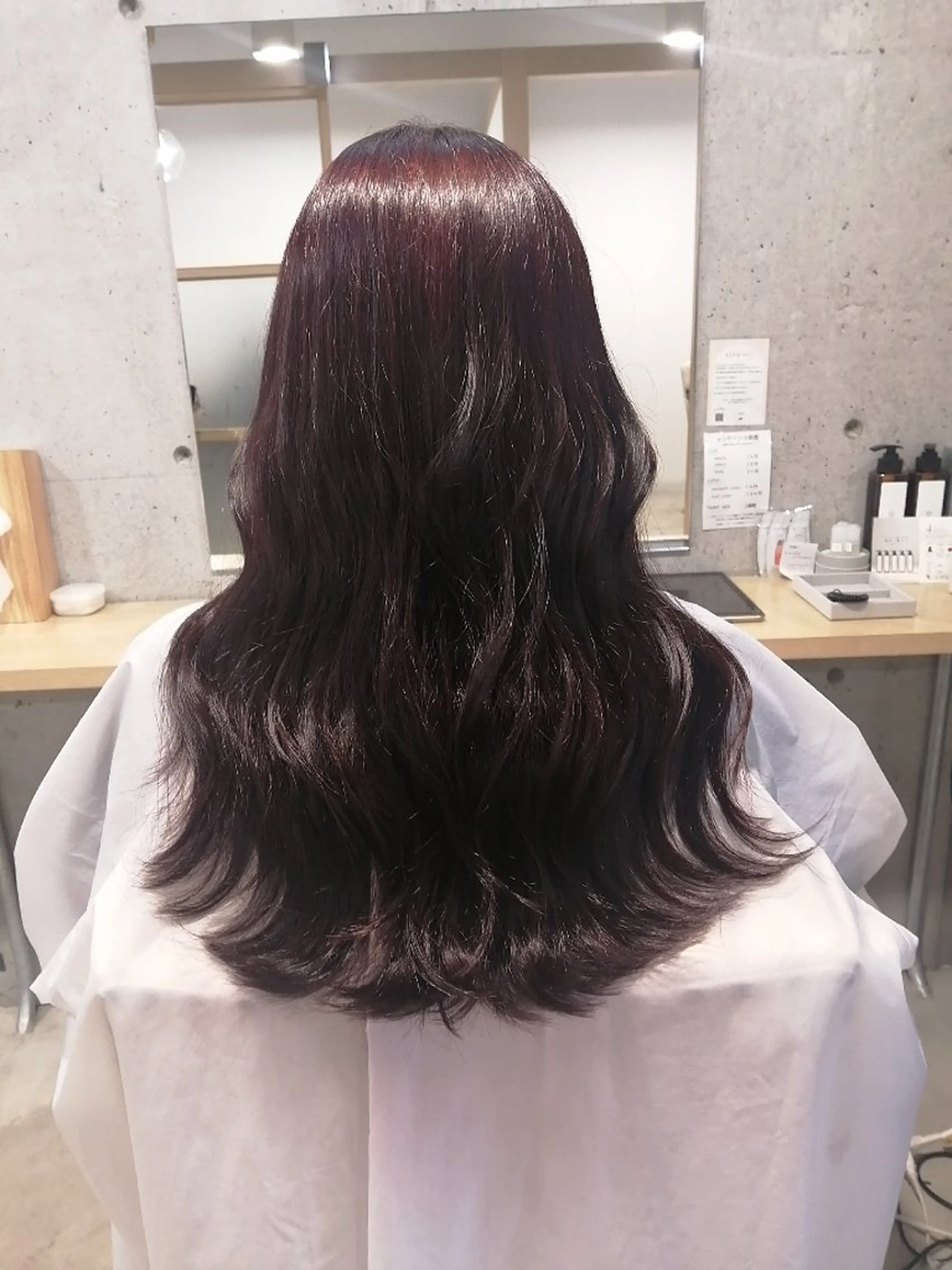 ロング 顔周りカット レイヤーカット 藤原仁美/レイヤー /透明感カラーのヘアスタイル