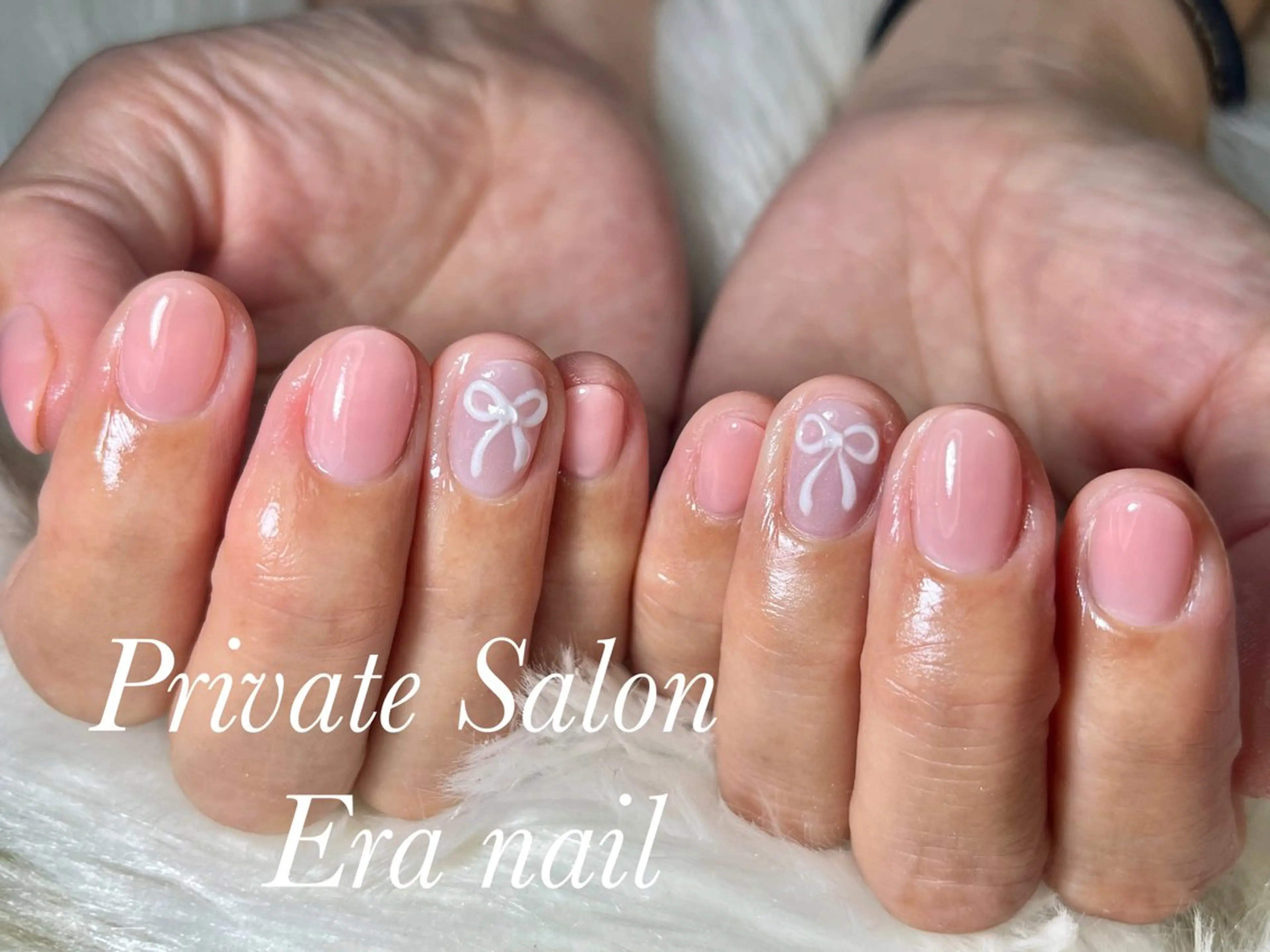 ネイル リボン Era nailのネイルデザイン